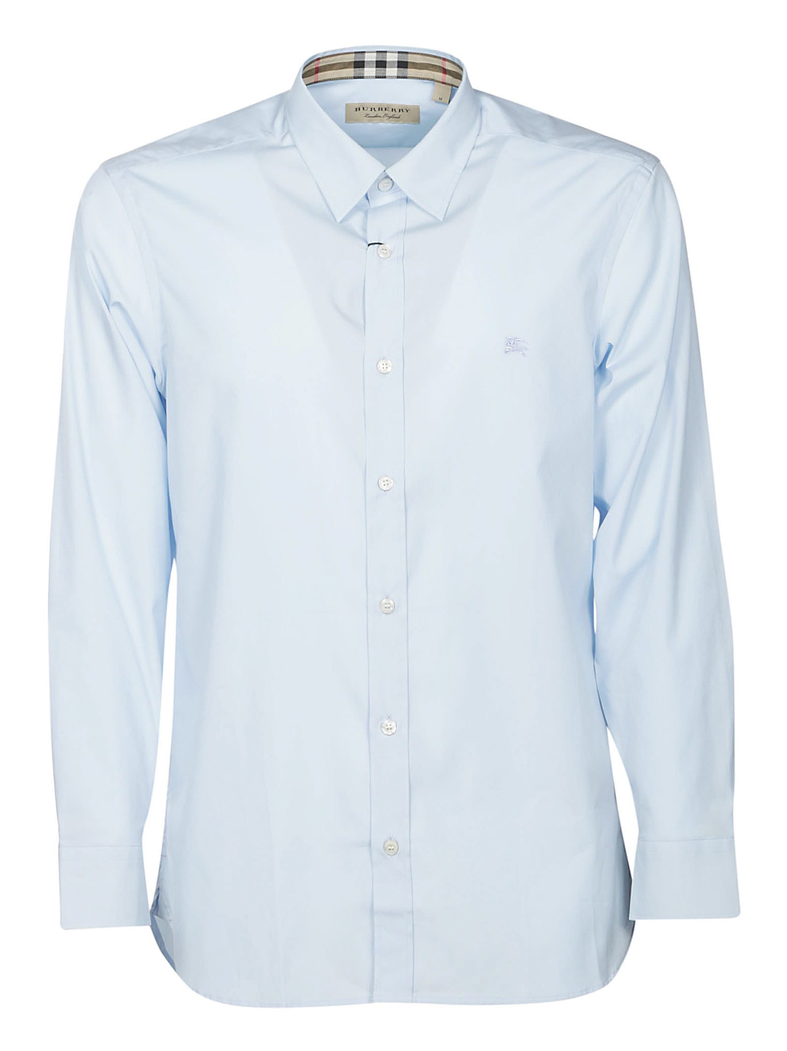 Burberry Blue Shirt Flash Sales, 56% OFF | www.ingeniovirtual.com