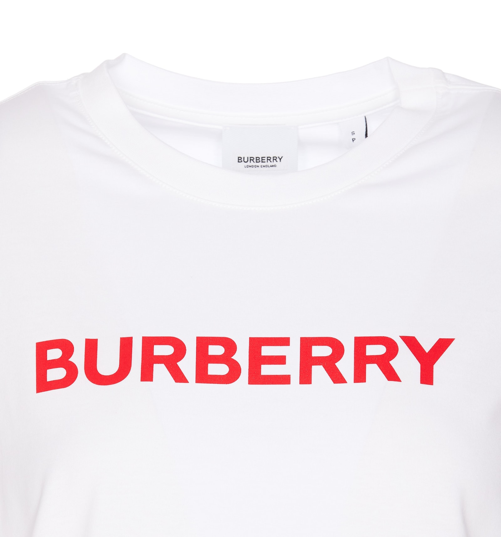 Burberry t shirt 2024 white and red