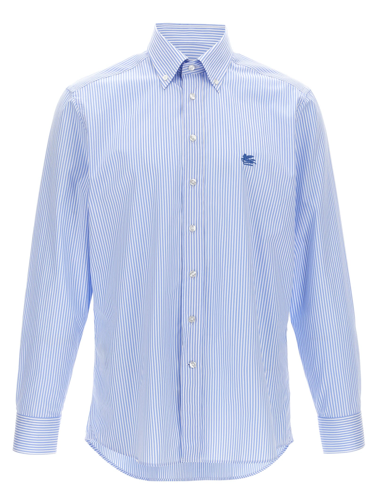 ETRO PEGASO STRIPED SHIRT