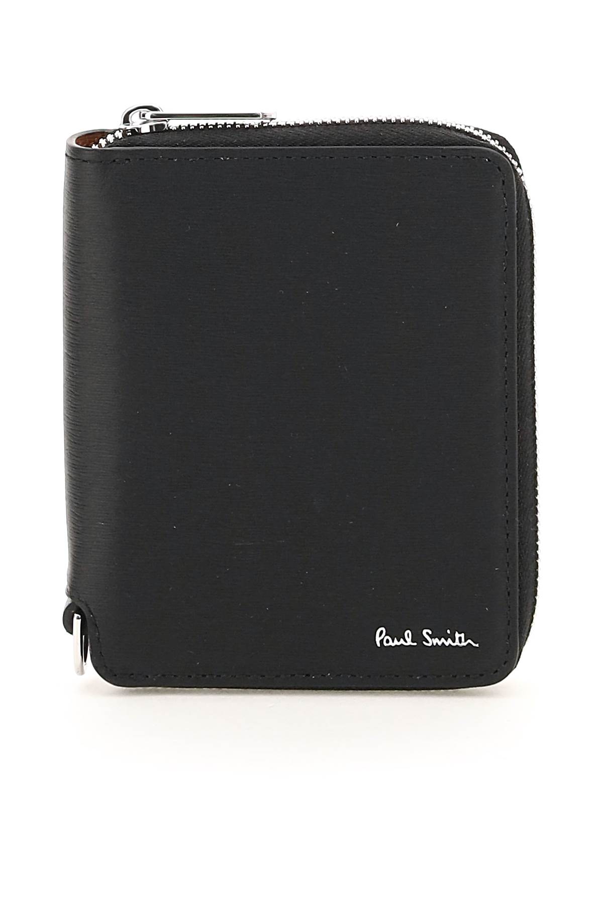 Paul Smith Straw-grain Leather Mini Zip-around Wallet