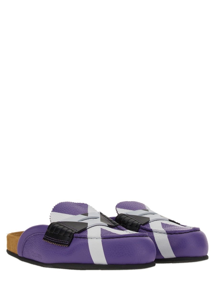 Shop College Sabot With Iconic X In Purple