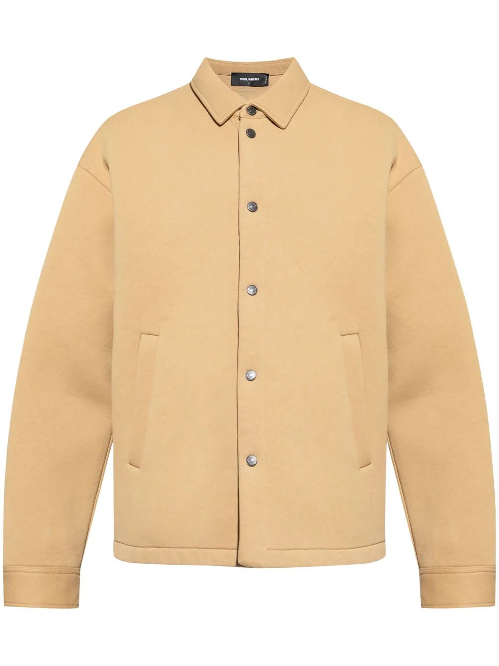 Shop Dsquared2 Jackets Beige