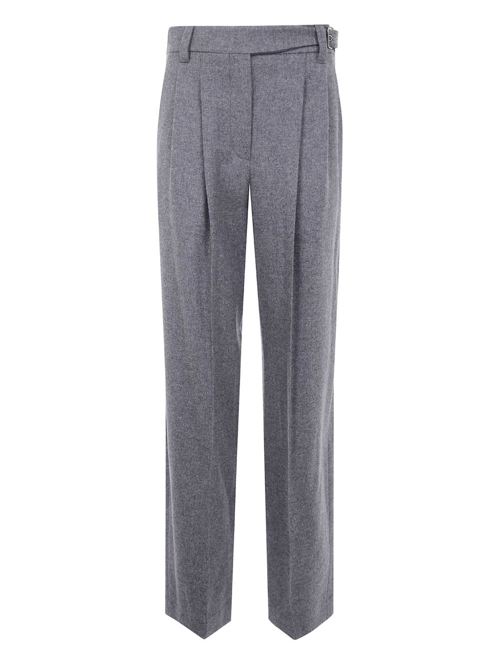 Brunello Cucinelli Suits Wide Leg Pants Clothing In Gray