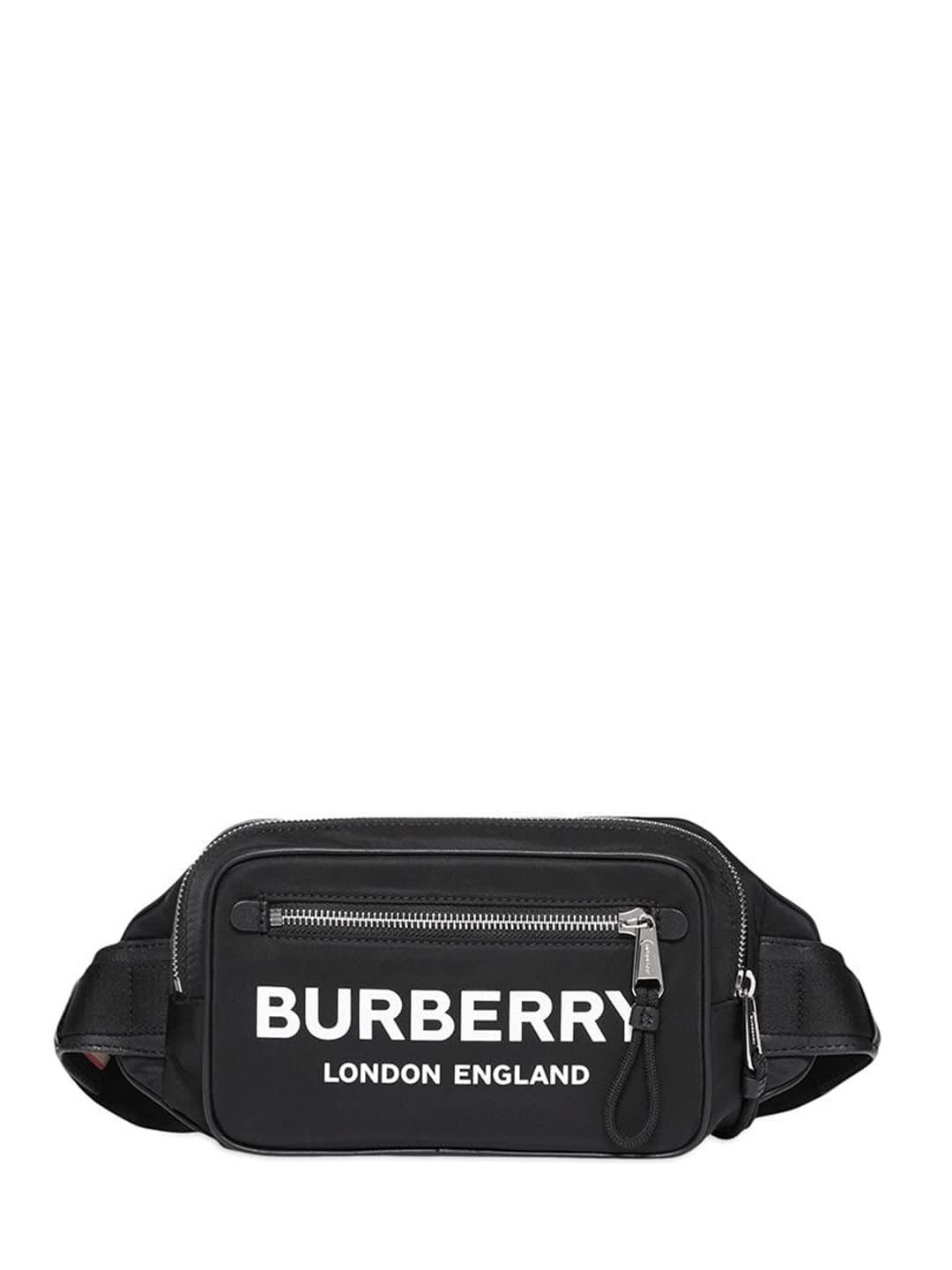 Burberry Nylon Belt Bag In Black