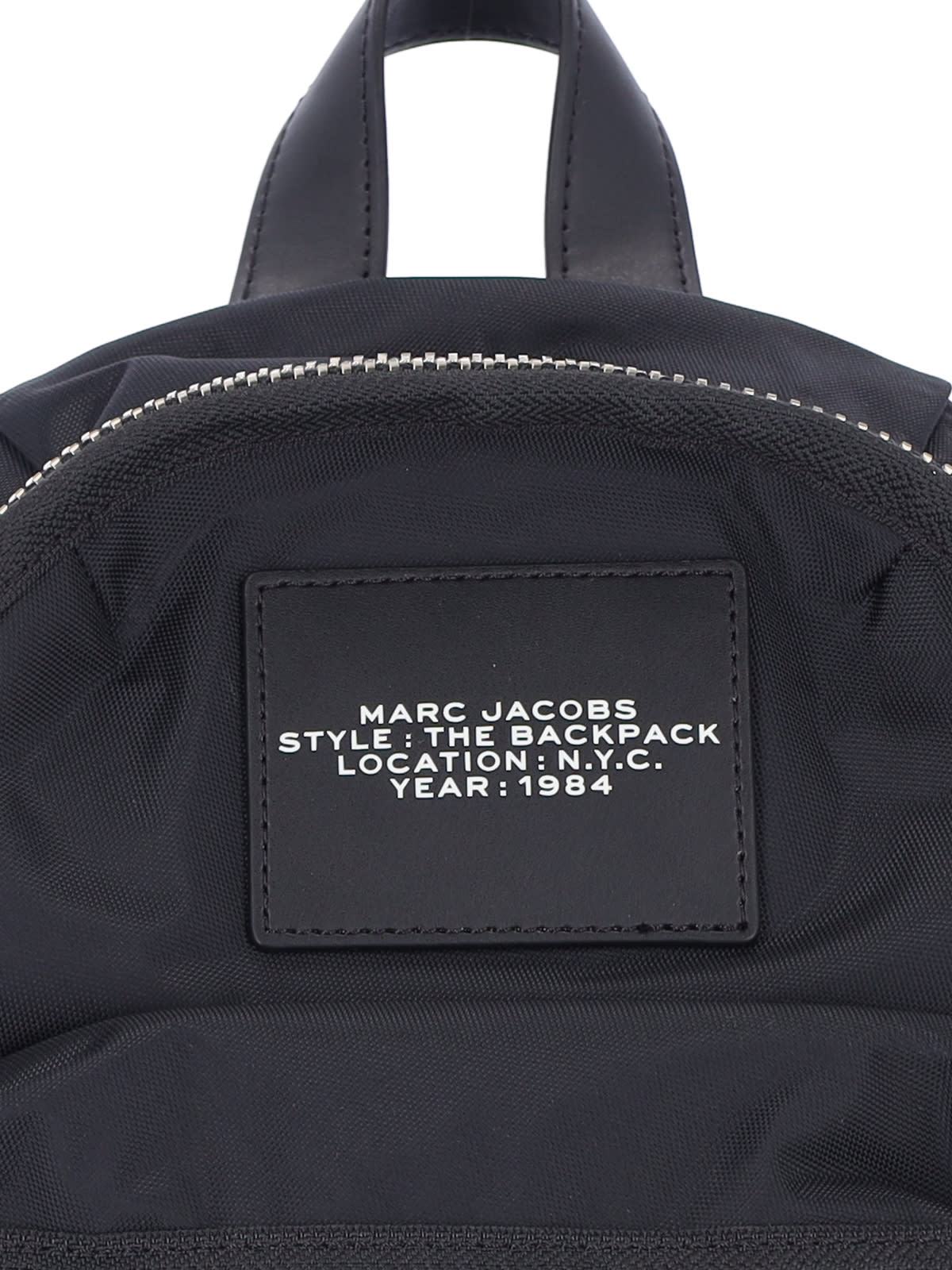 Shop Marc Jacobs The Biker Nylon Medium Backpack In Nero