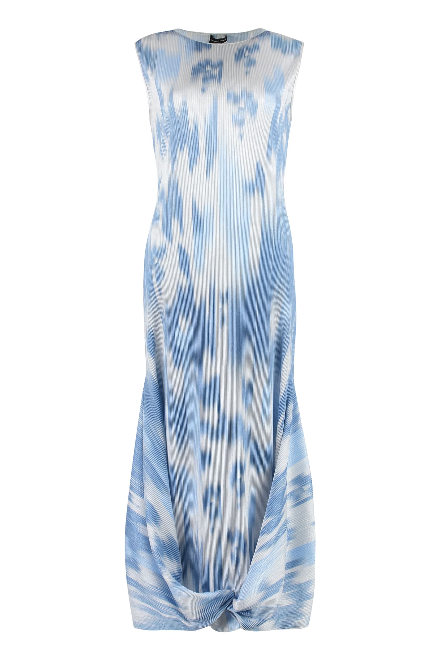 Giorgio Armani Printed Jersey Long Dress