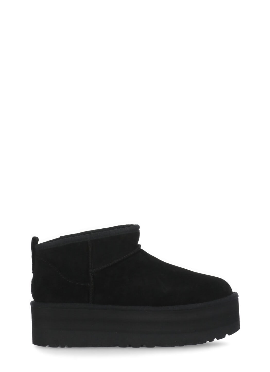 Shop Ugg Classic Ultra Mini Platform Ankle Boots In Black