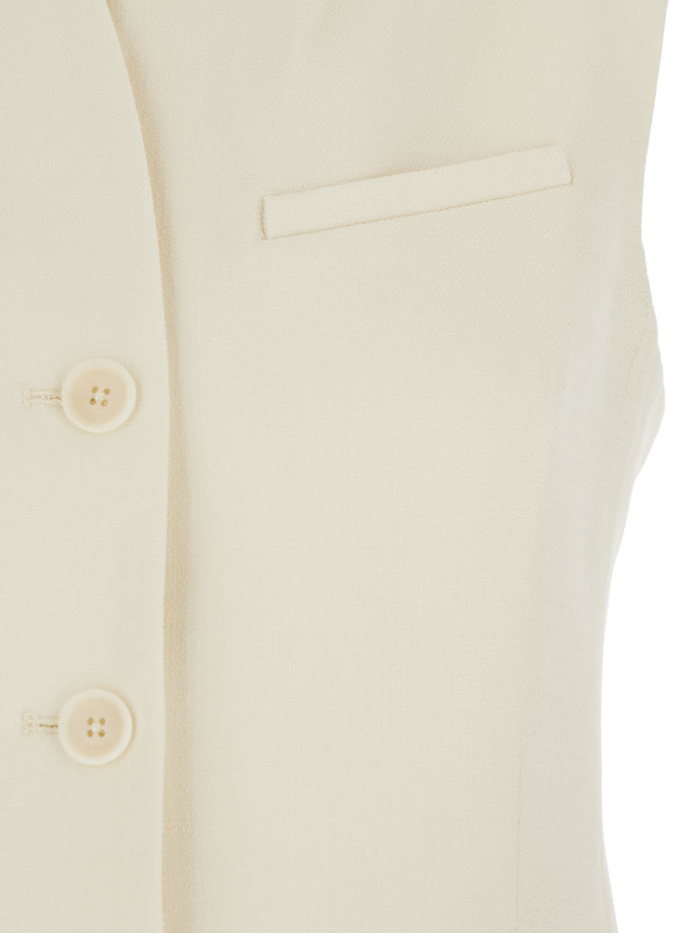 Simkhai 'georgina' Multicolor Long Dress With Sleeveless Vest In White