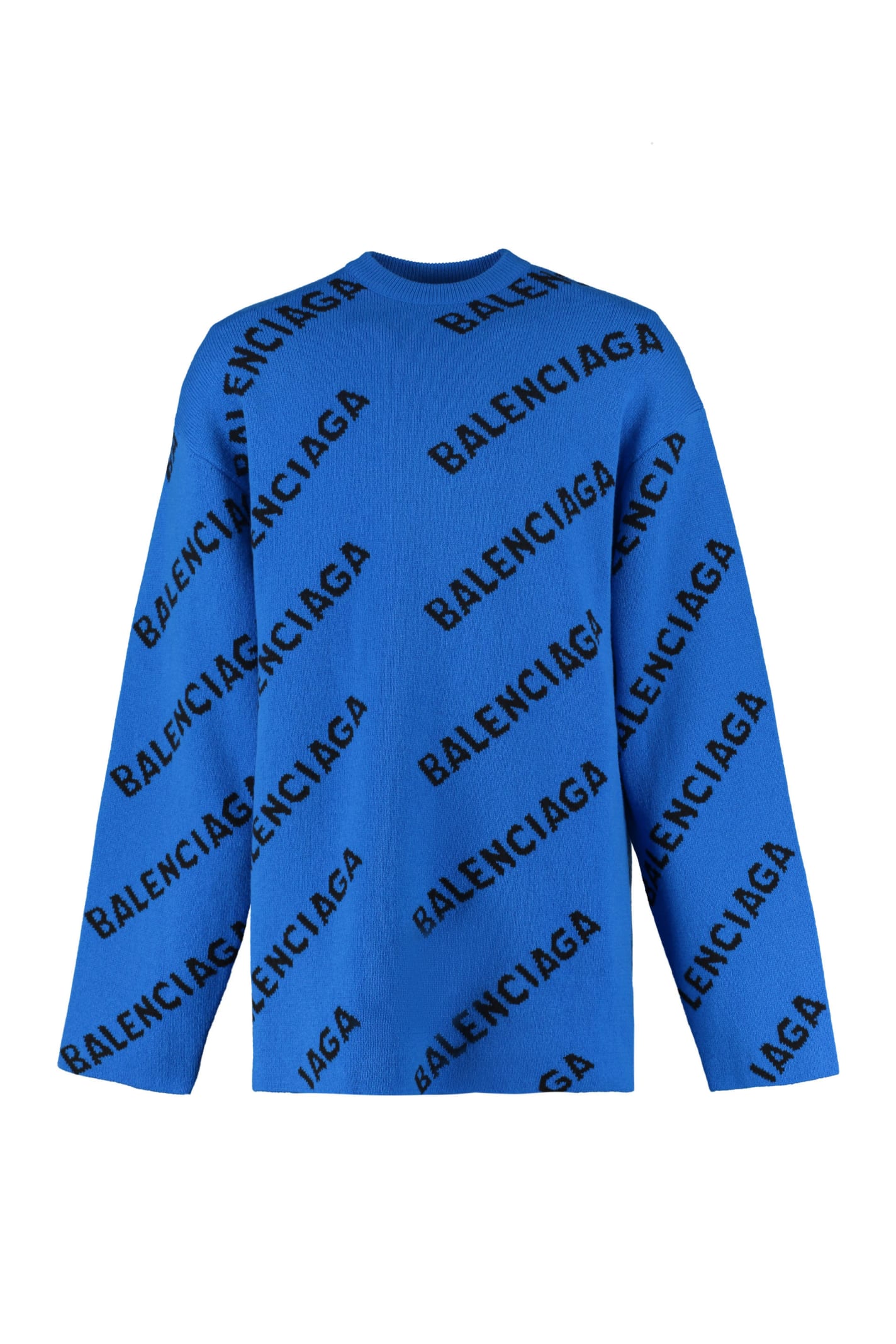 Balenciaga Jacquard Crew-neck Sweater