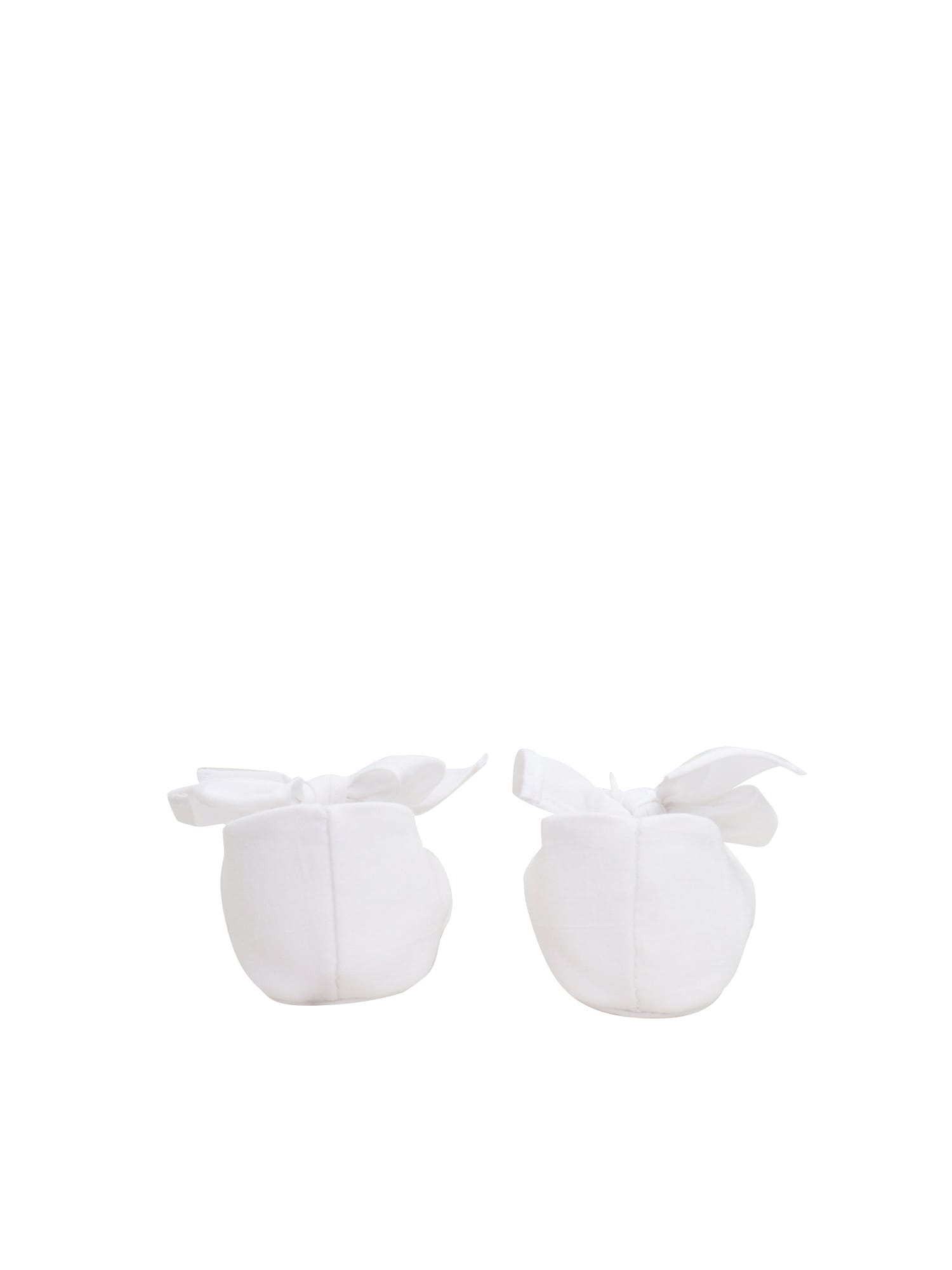Il Gufo Newborn Shoes In White