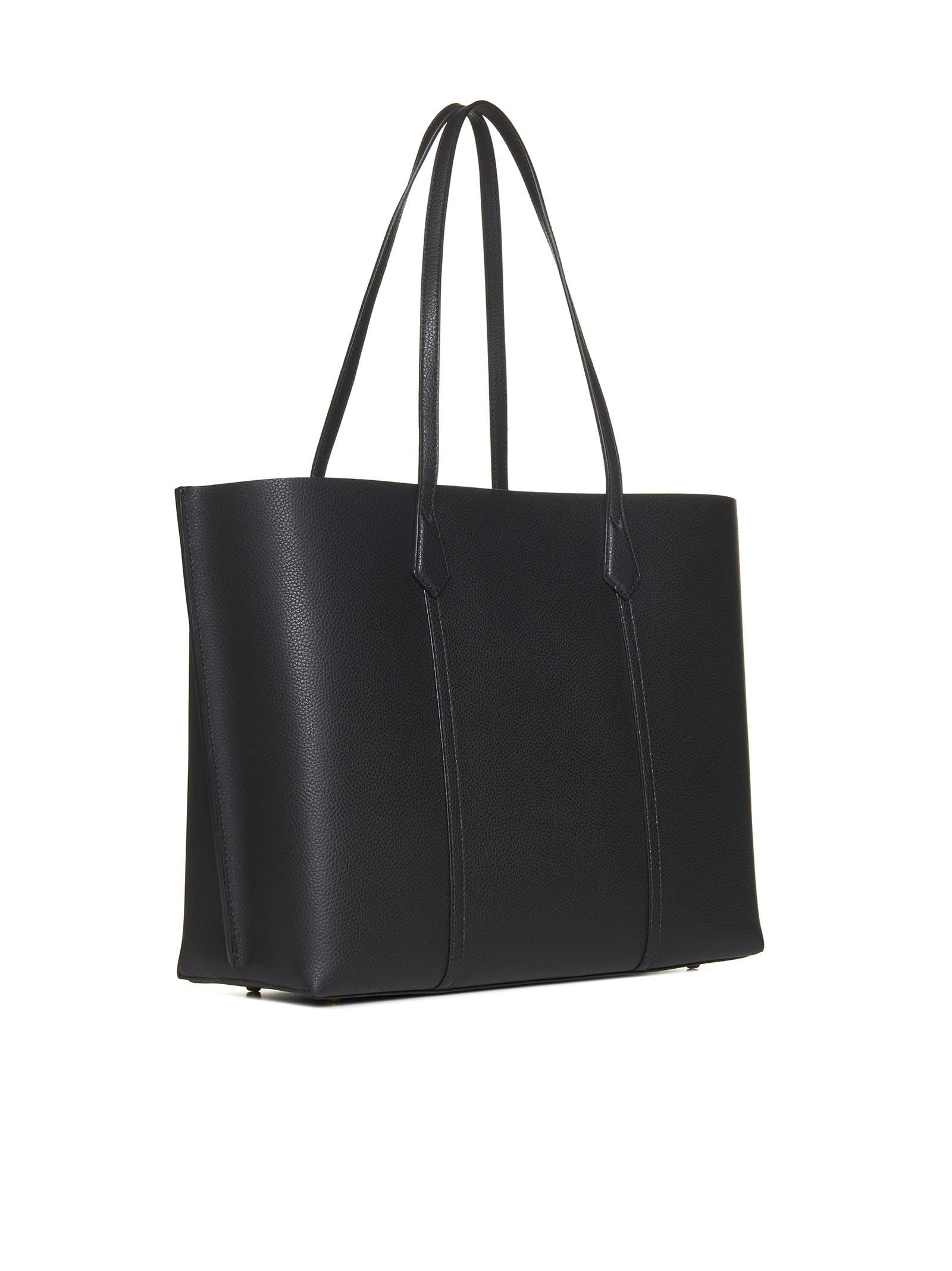 Shop Tory Burch Tote In Black