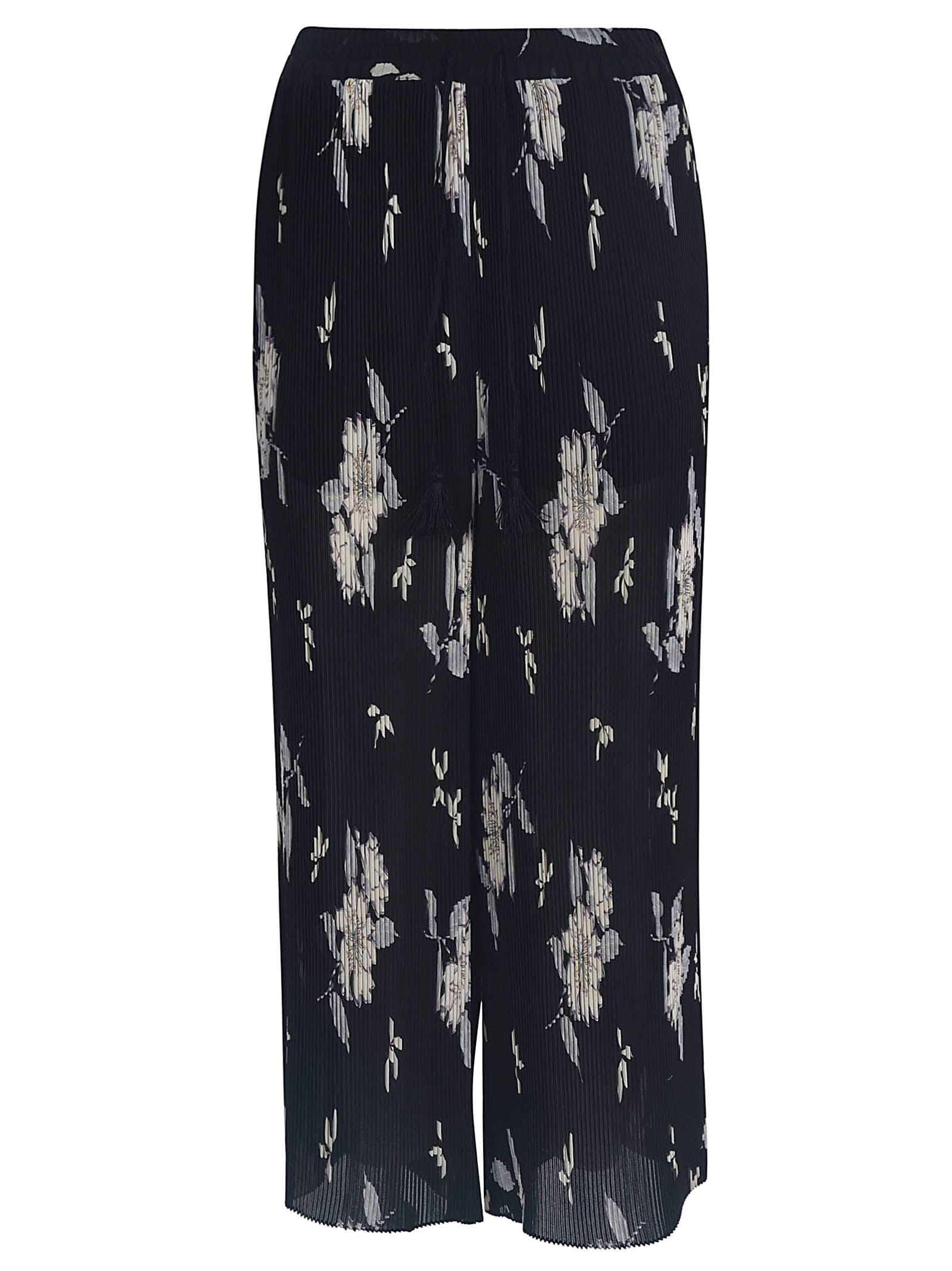 ETRO FANTASY PLEATED FLORAL PRINT TROUSERS,11289559