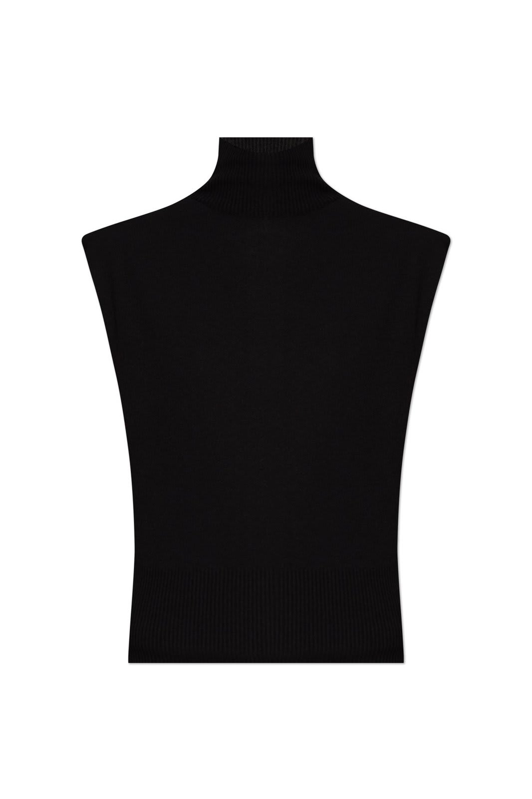 Shop Rick Owens Turtleneck Sleeveless Top