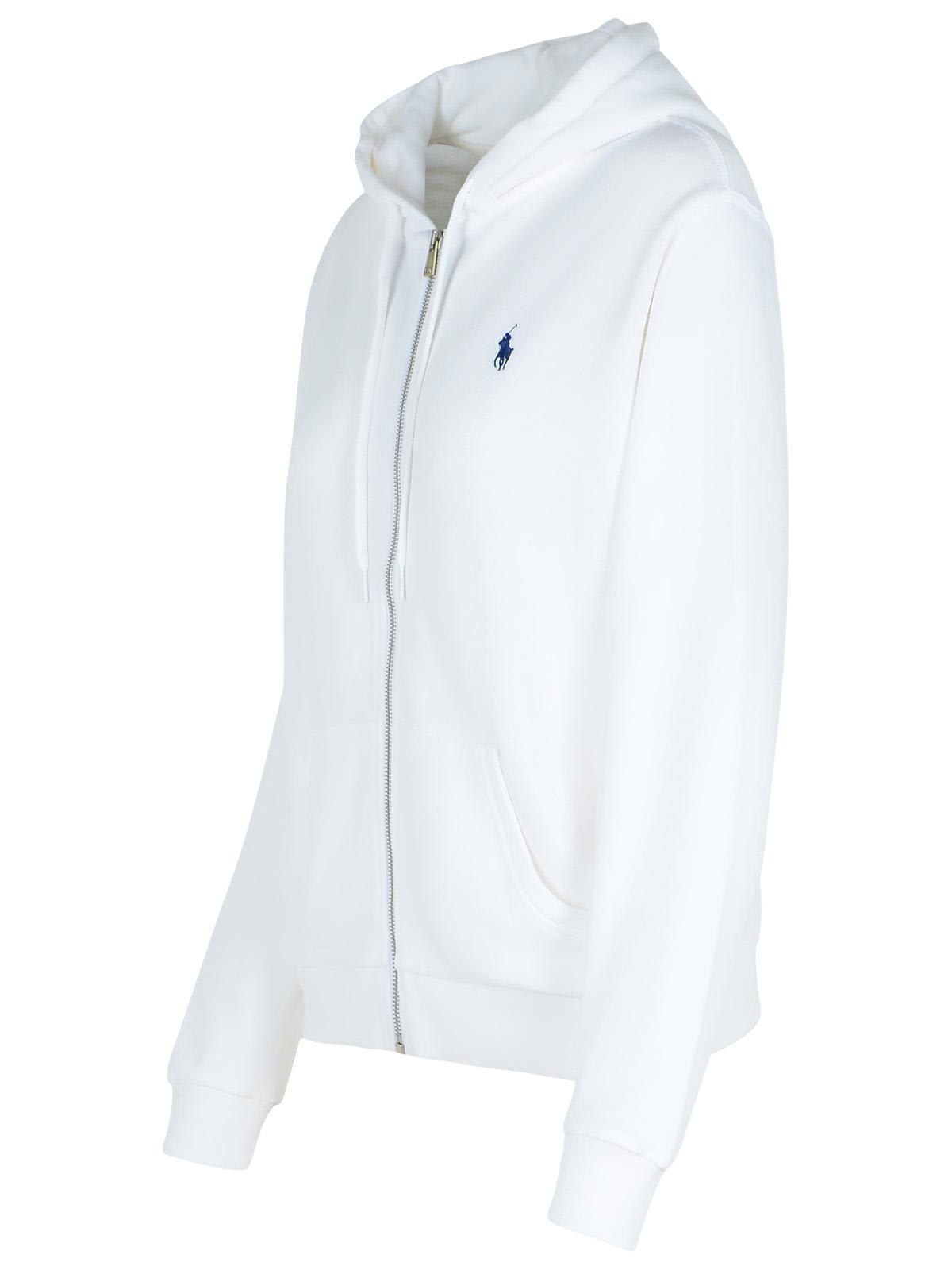 Polo Ralph Lauren Cotton Hoodie In White