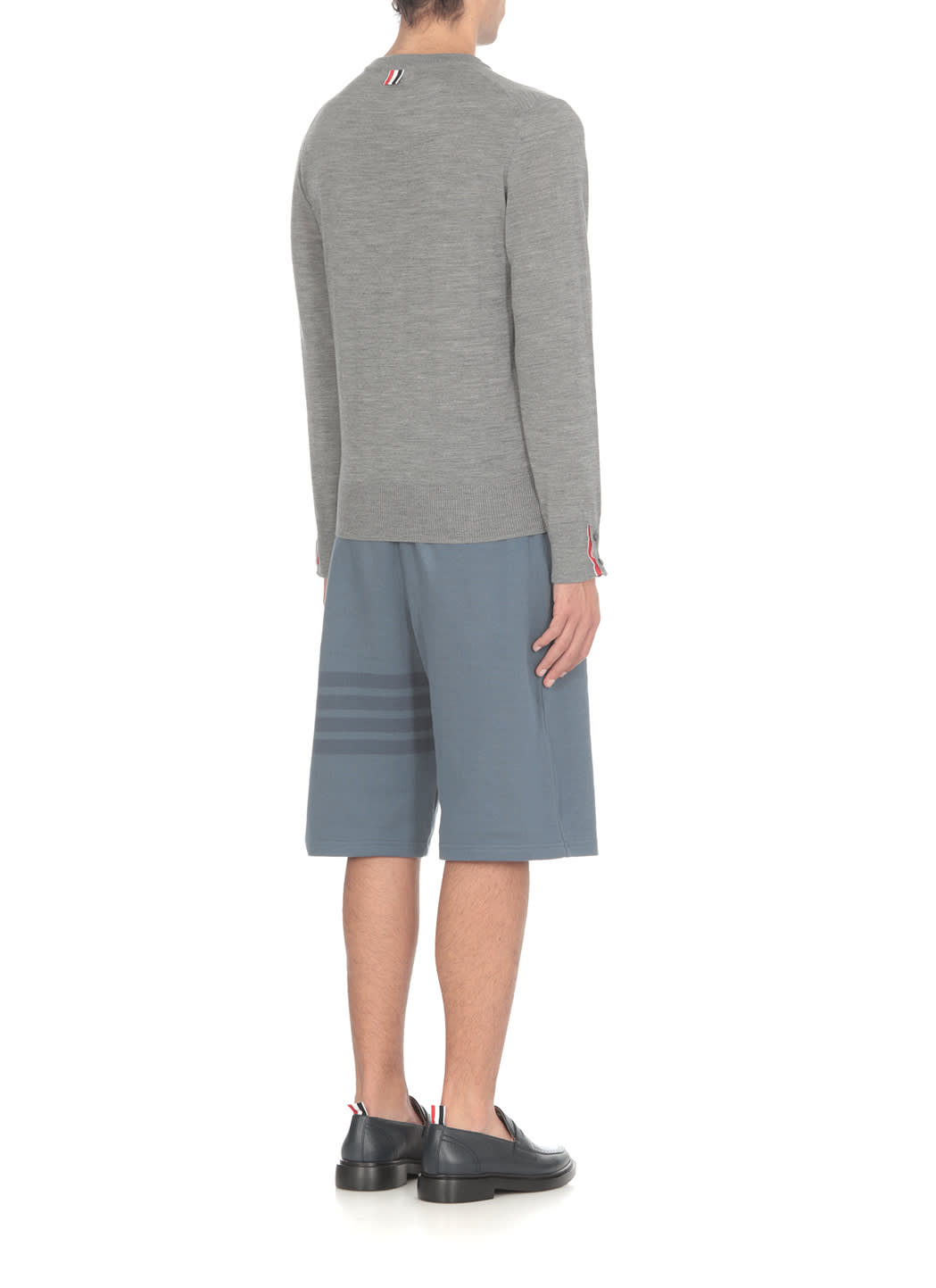 Shop Thom Browne Sweater In Grey