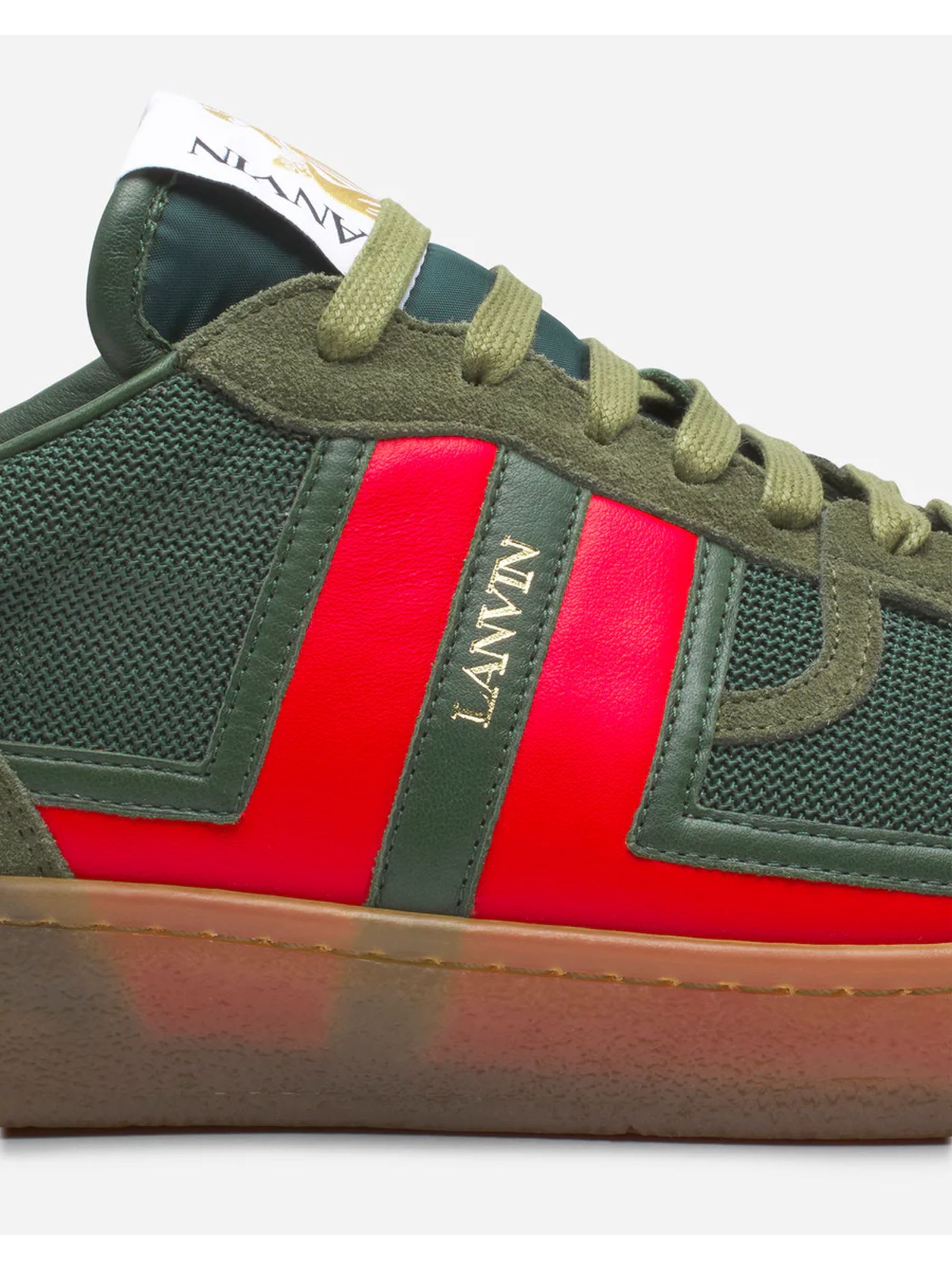 Shop Lanvin Sneakers Green