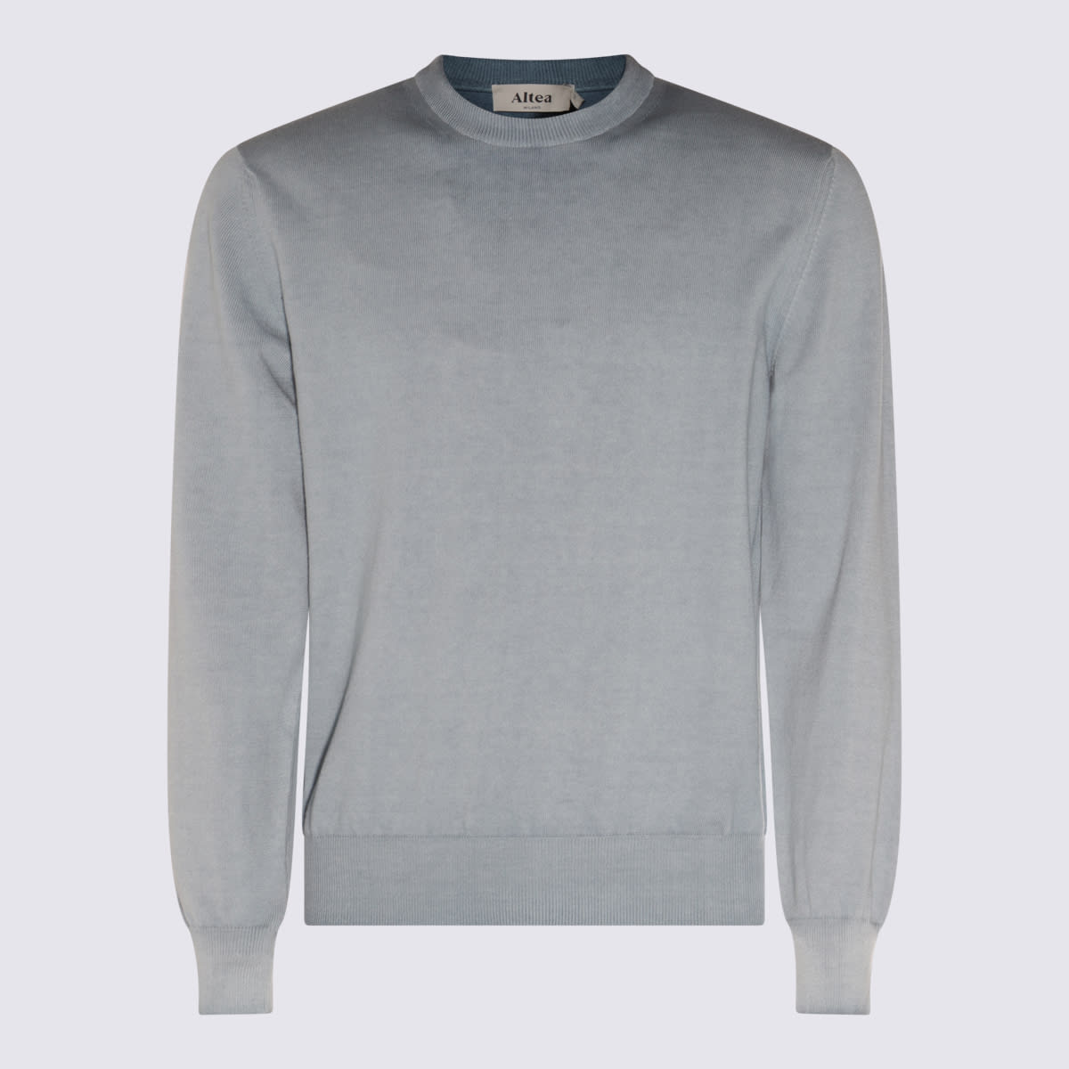 Blue Denim Cotton Knitwear