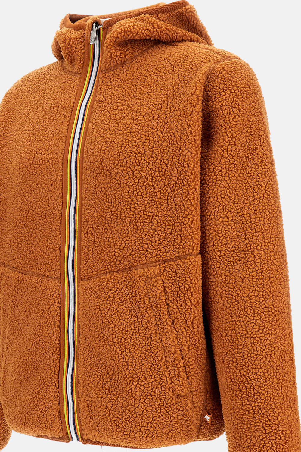 K-way Jack Sherpa Polar Double Jacket In Orange