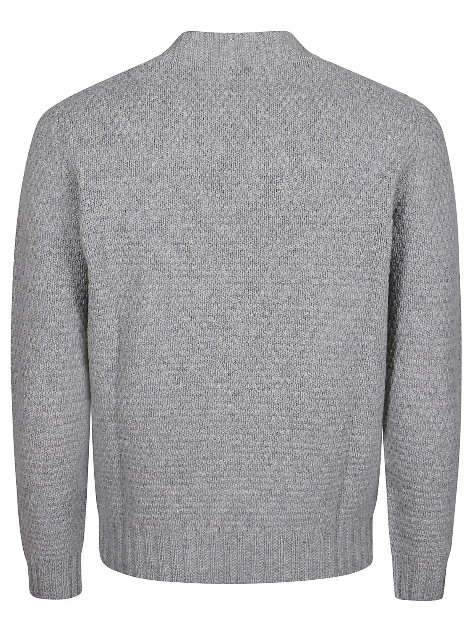 Shop Drumohr Turtle Neck Sweater In Grigio Chiaro