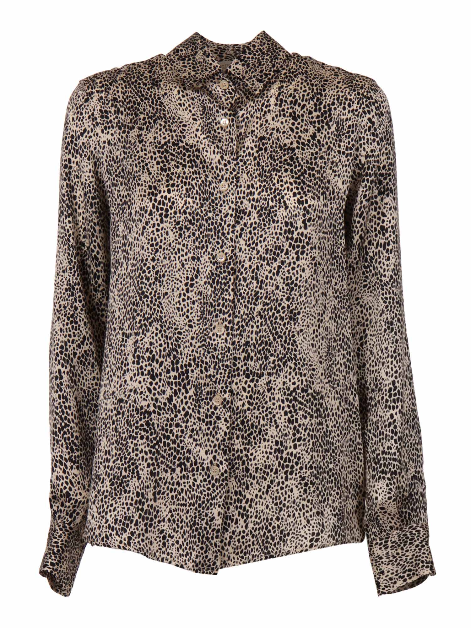 Mazzarelli Button-down Long-sleeved Shirt In Brown