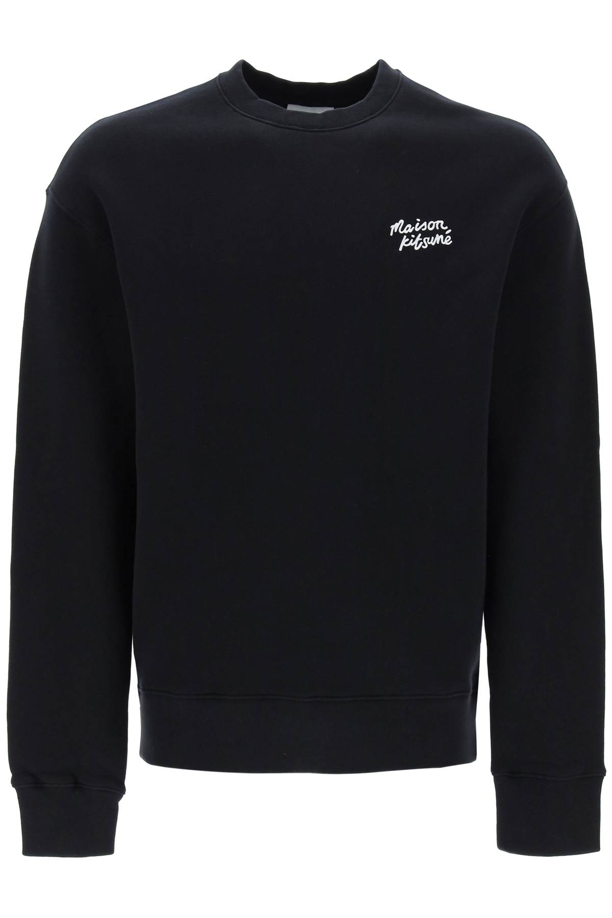 Maison Kitsuné Crewneck Sweatshirt With Logo Lettering