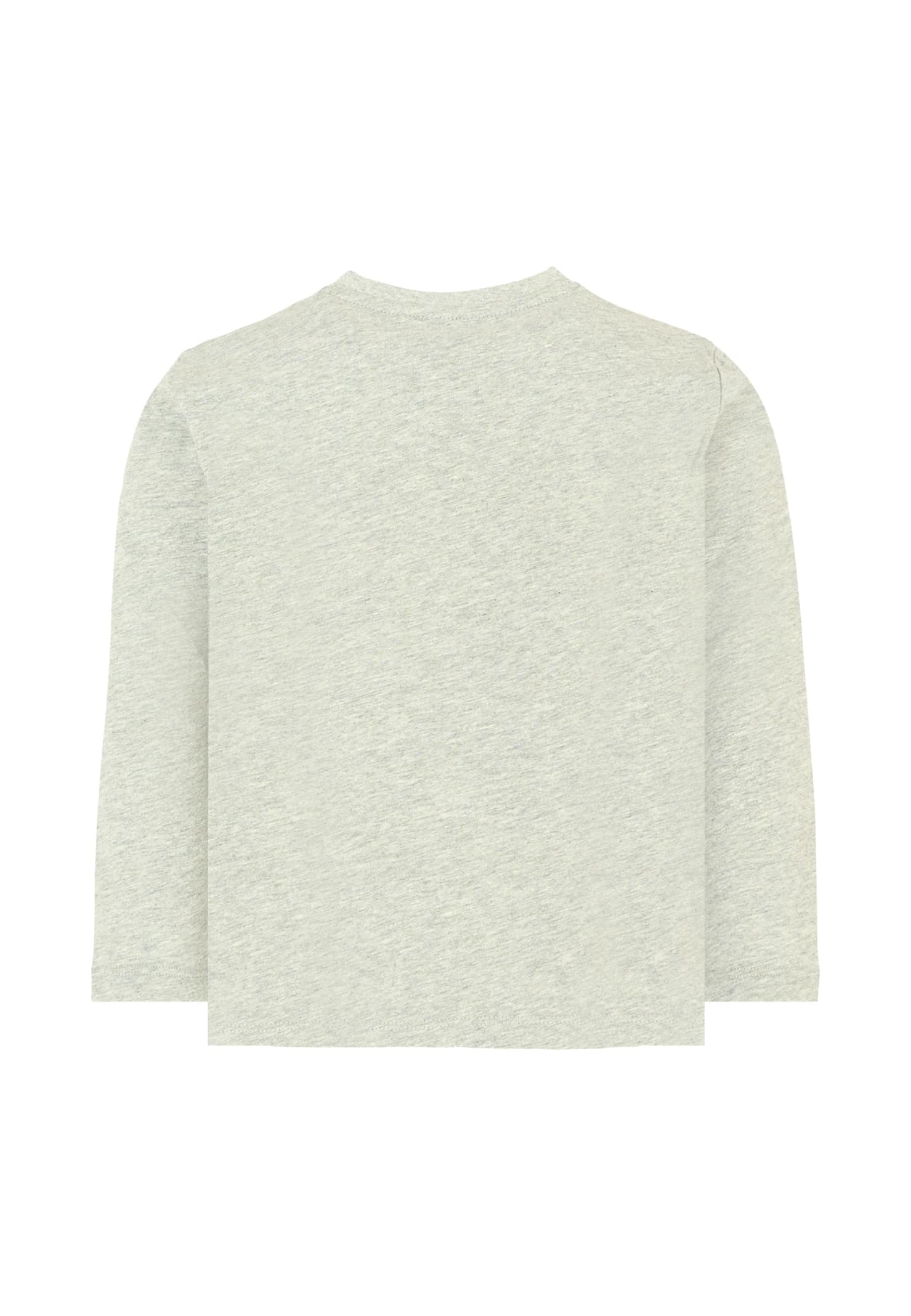 Fay Grey T-shirt For Boy With Logo In Gray