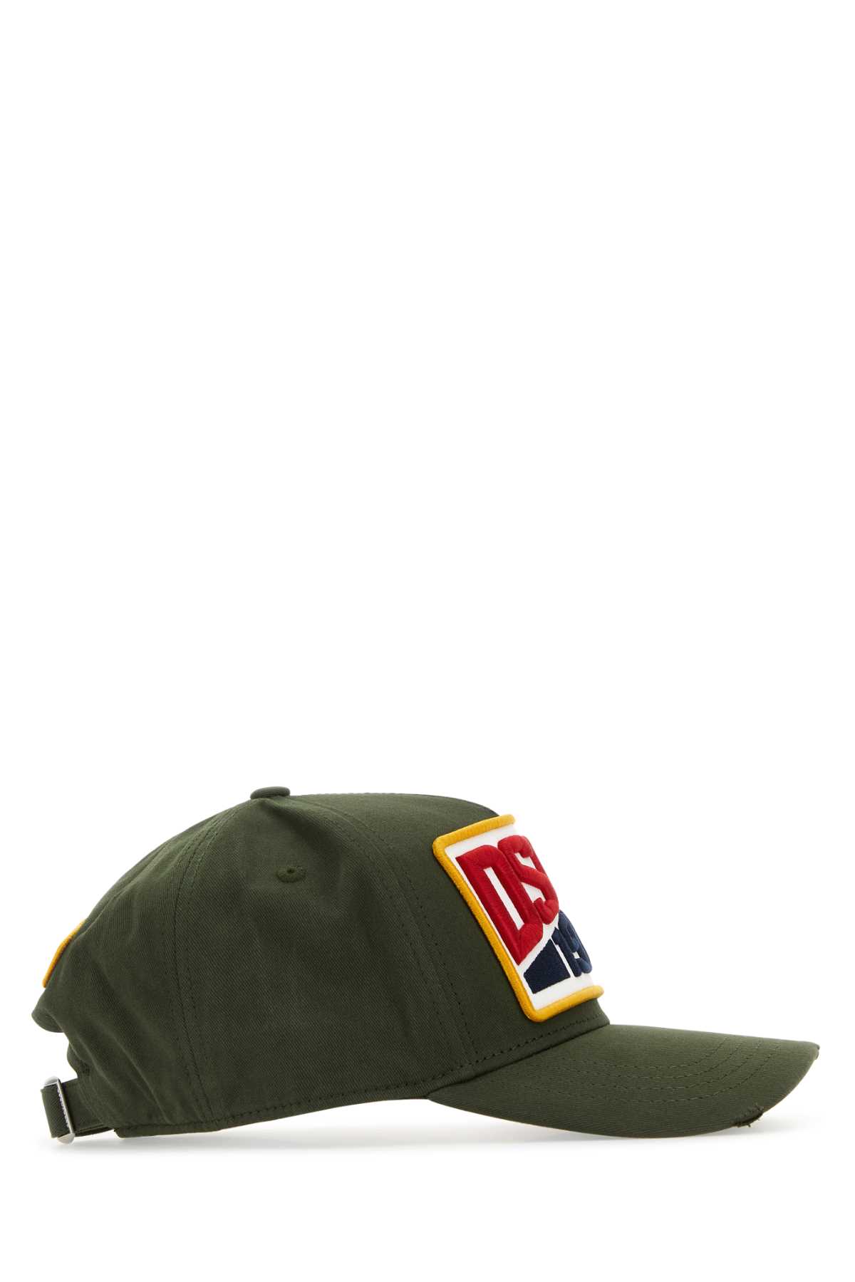 Dsquared2 Army Green Cotton Baseball Cap In Military