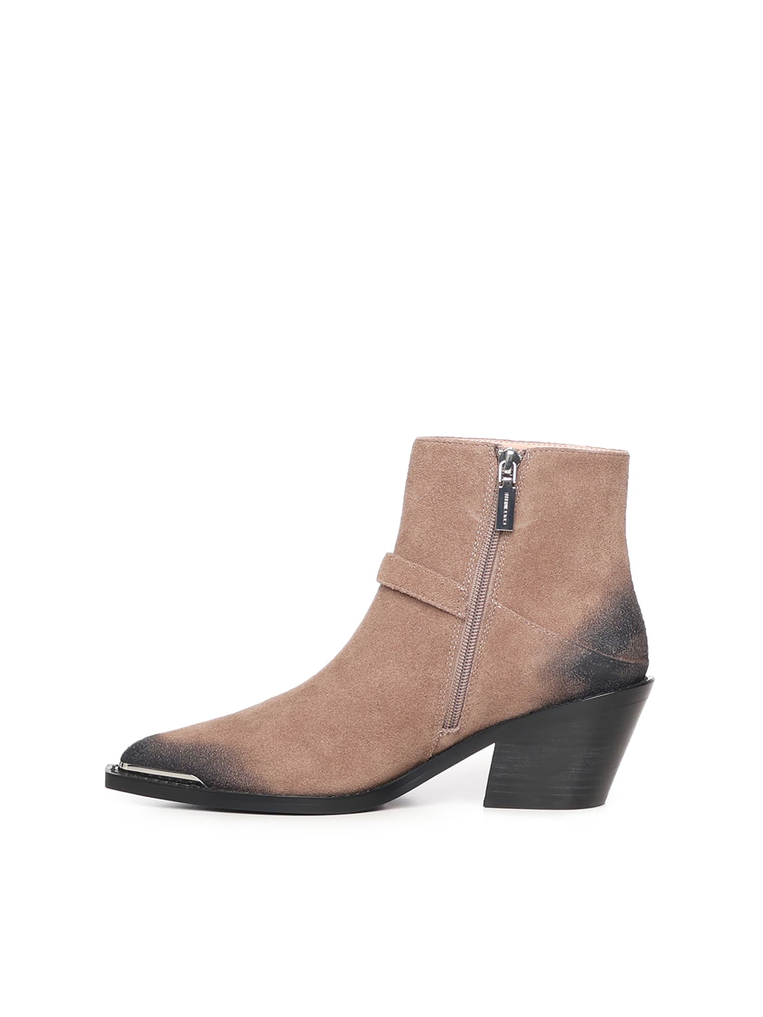 Coccinelle Connie Suede Ankle Boots In Brown