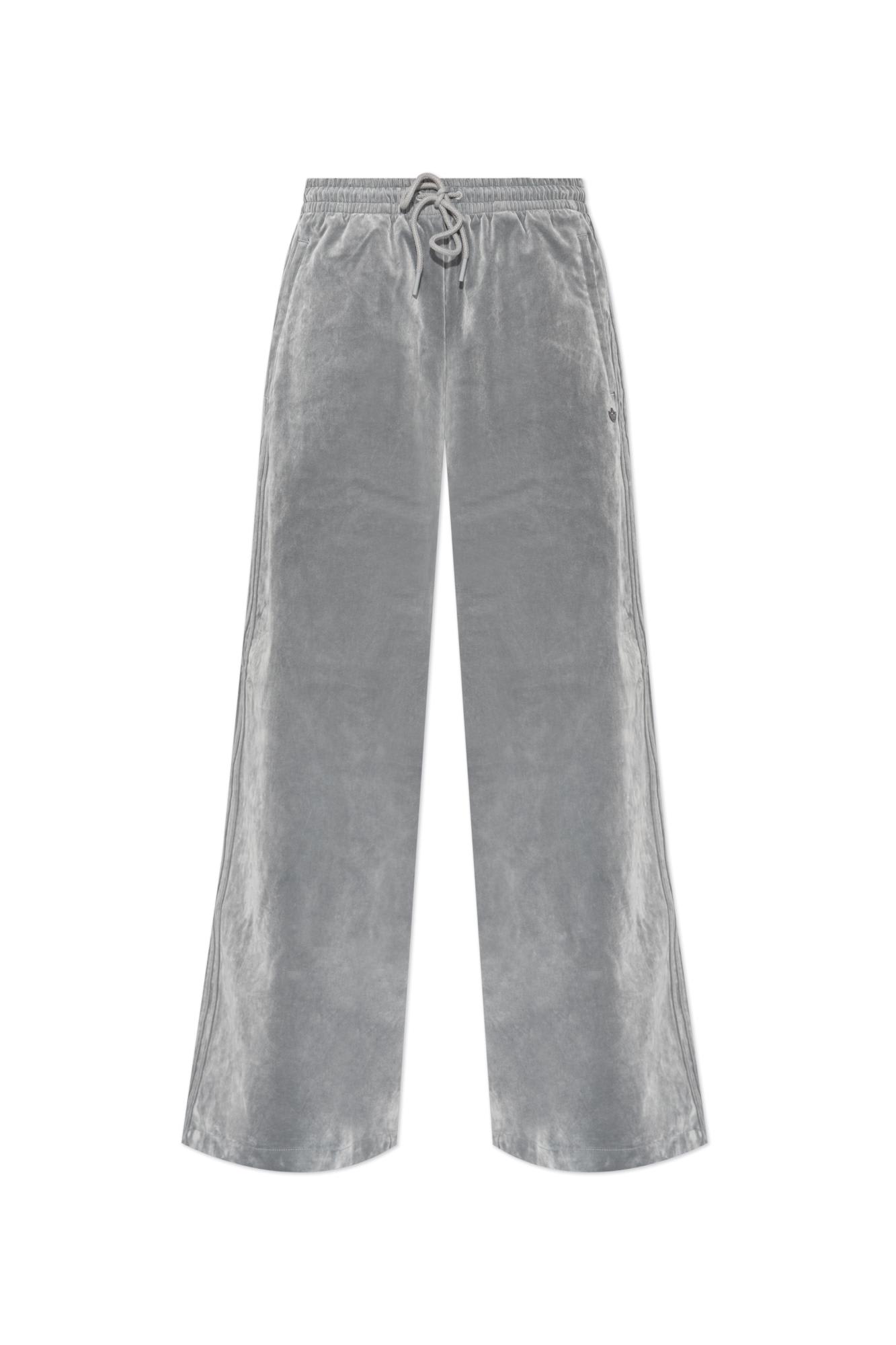 Adidas Originals Three-stripe Jw7331 Track Pants In Gray