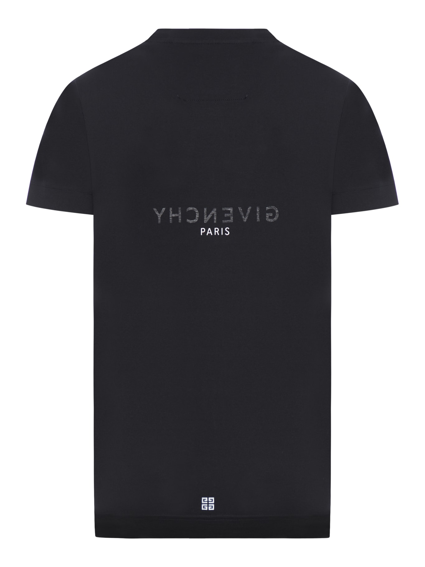 Shop Givenchy Slim Fit Reverse Print T-shirt In Black