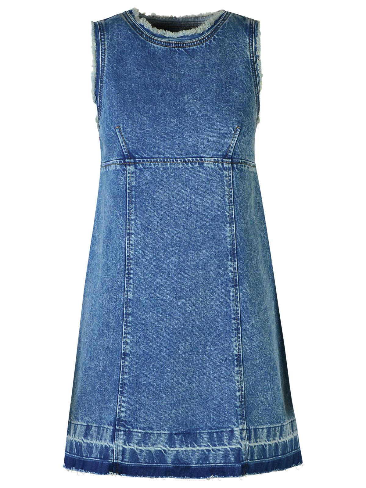 jeans Polyester Blend Dress