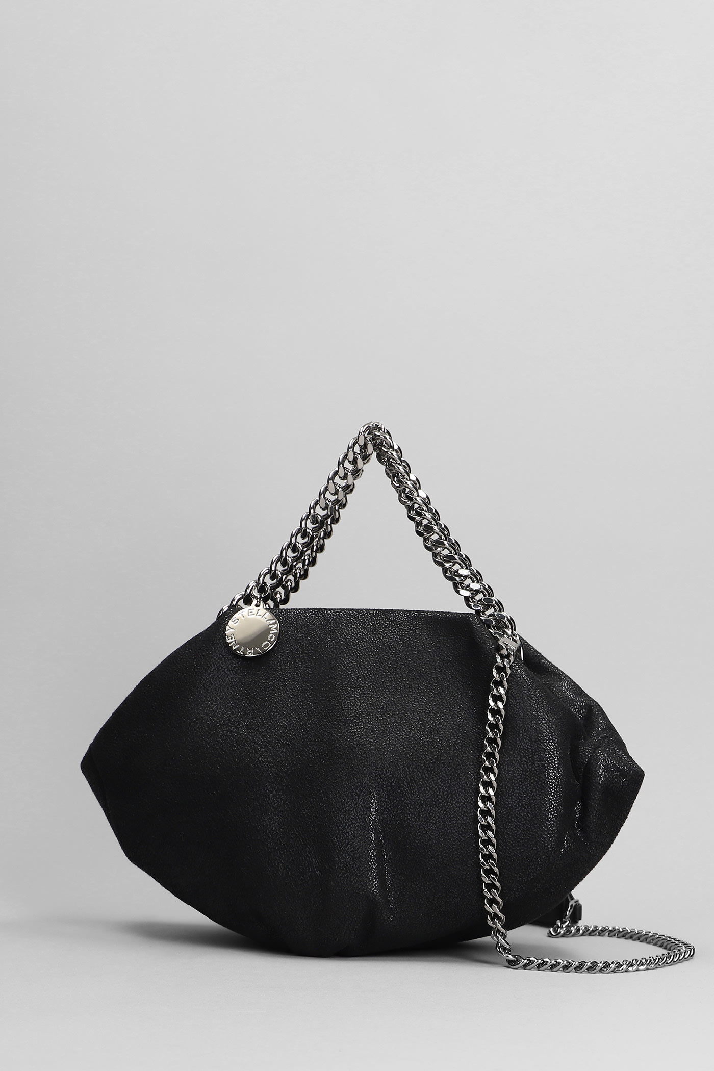 Shop Stella Mccartney Shoulder Bag In Black Polyester