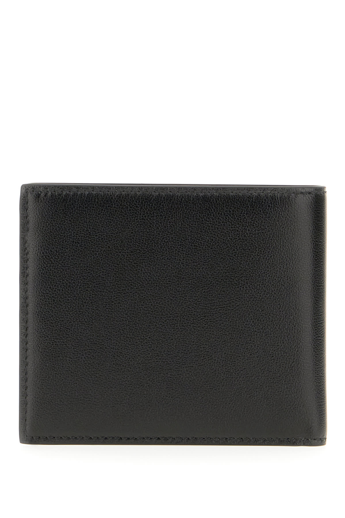 Dolce & Gabbana Black Card Holder With Logo On Front In Leather Man In Black