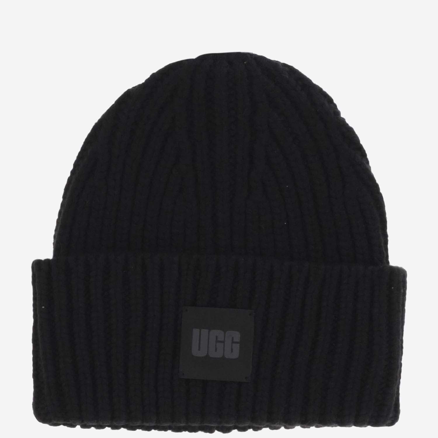 Wool Blend Beanie With Logo