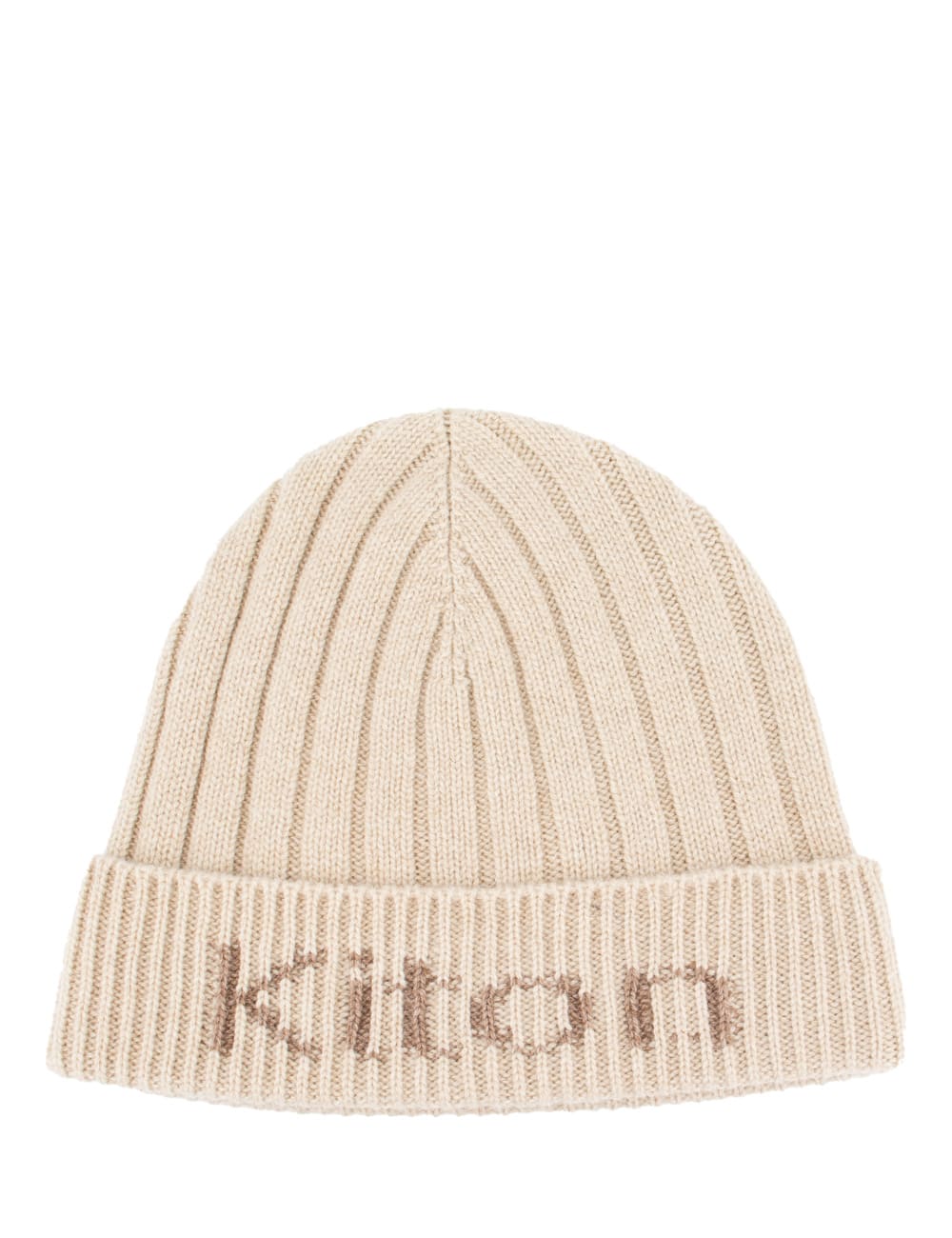 Shop Kiton Hat In Beige