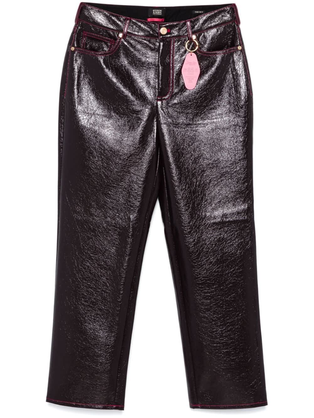 Burgundy Trousers Women