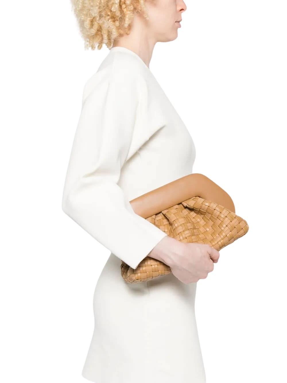 Themoirè Tia Micro Weaved Suede In Brown