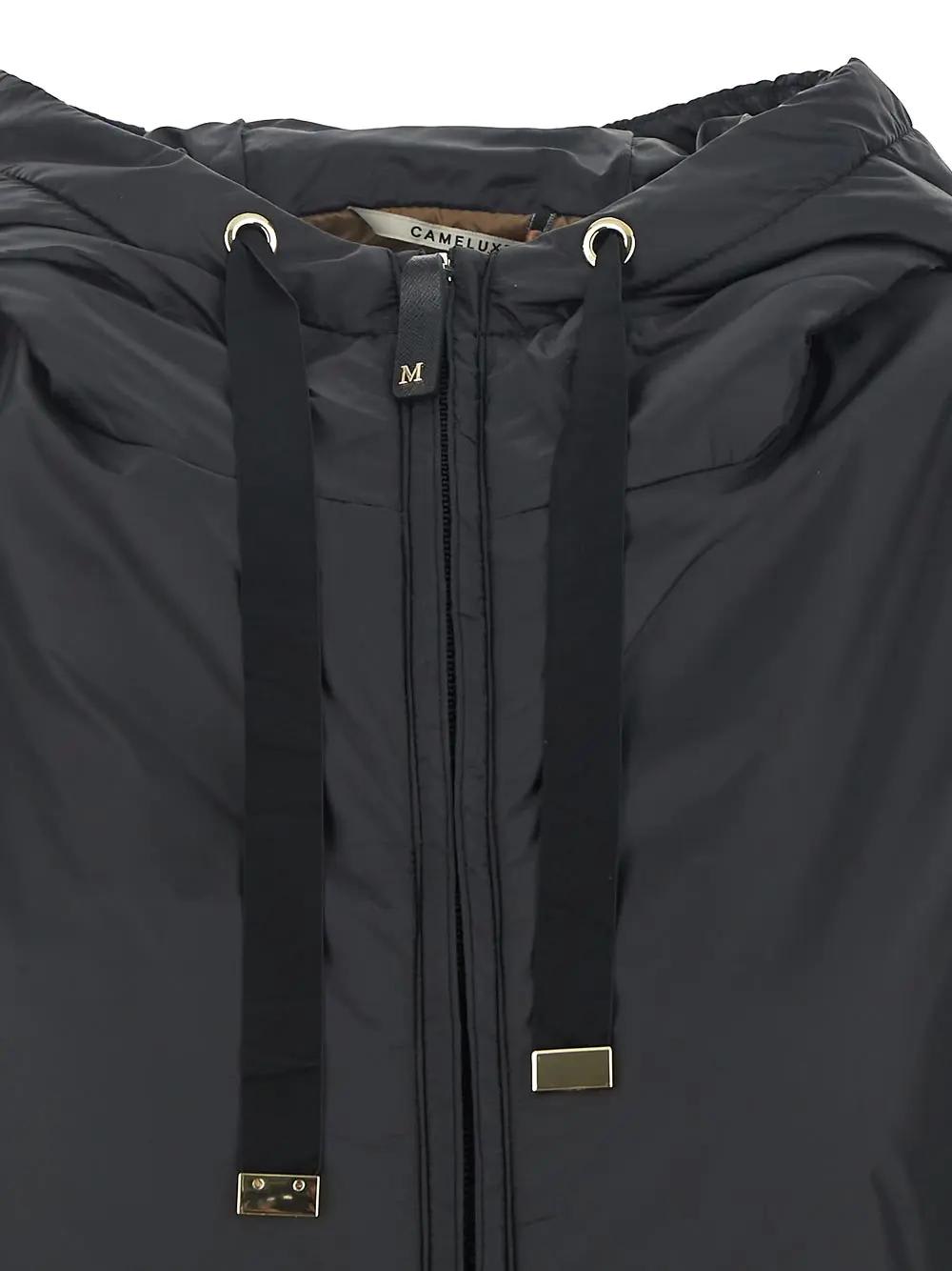 Max Mara The Cube Water-resistant Travel Jacket In Black