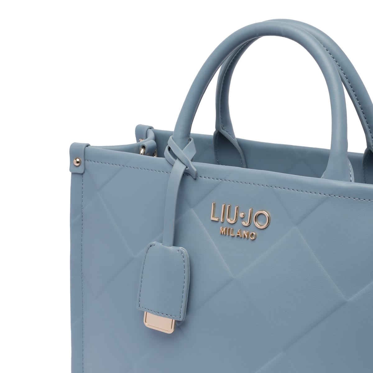 Liu •jo Logo-lettering Tote Bag In Blue