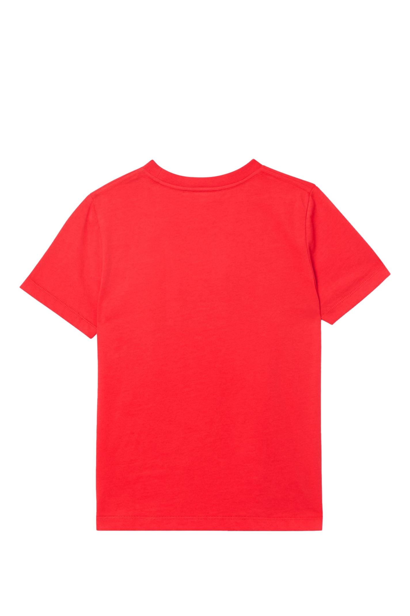 Shop Burberry Cotton T-shirt In Red