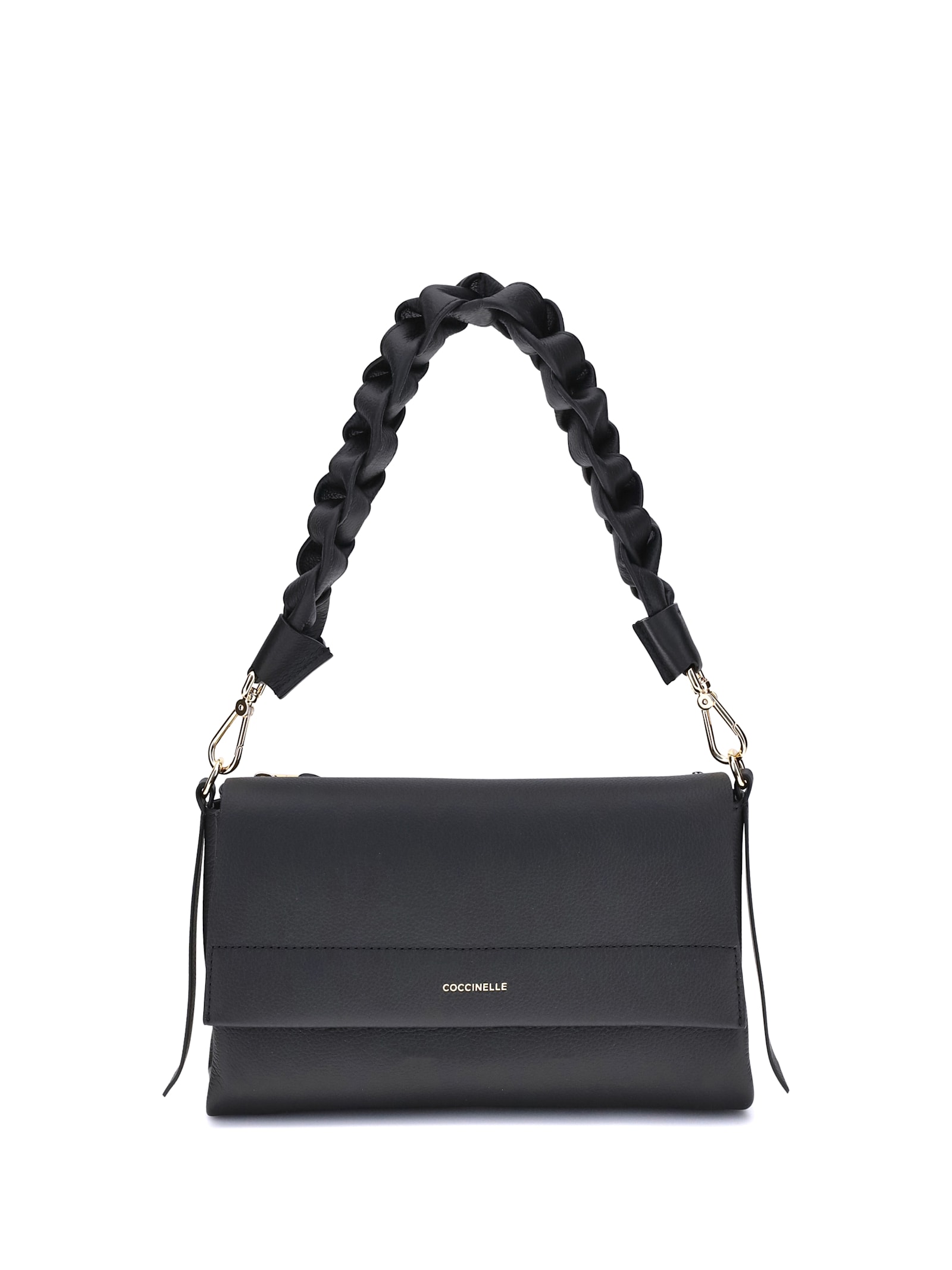 Coccinelle Boheme Shoulder Bag In Black