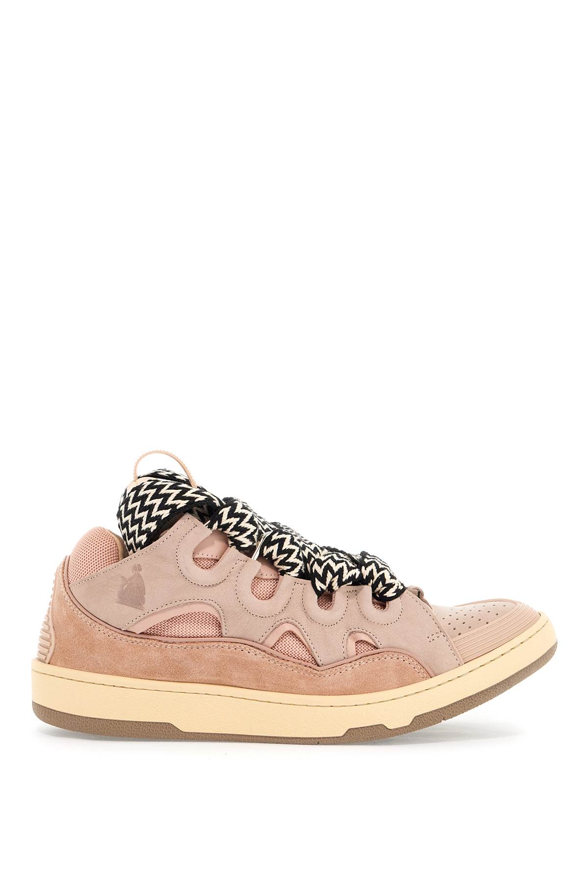 Shop Lanvin Curb Sneakers In Pale Pink (pink)