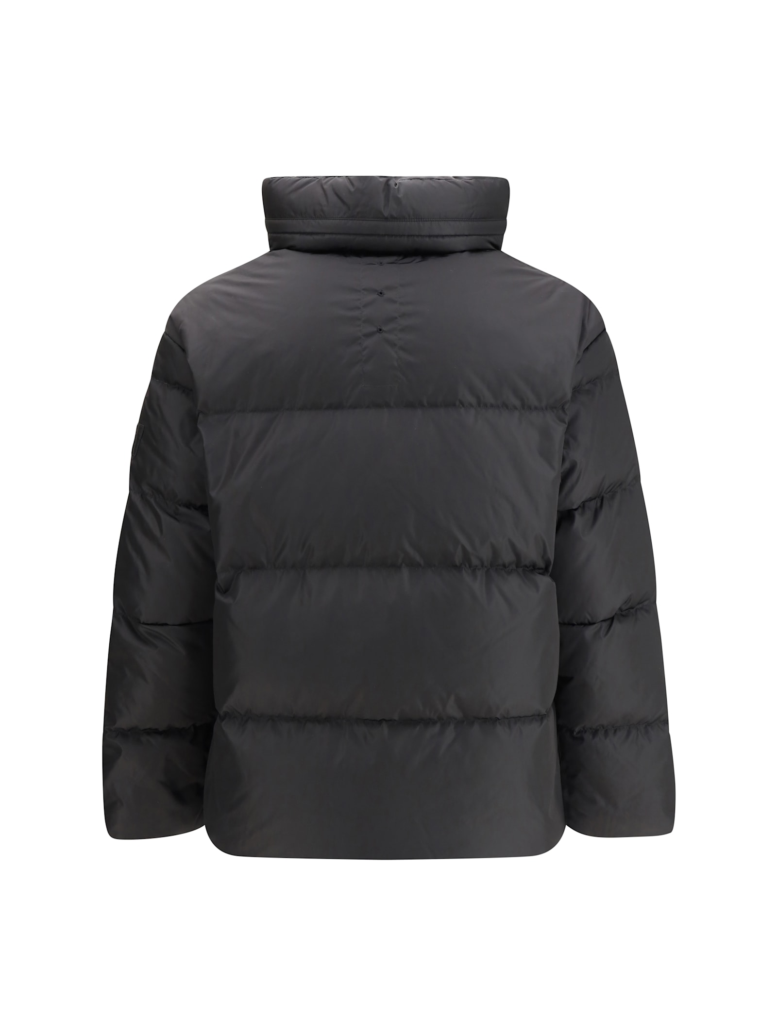 Premiata Funnel-neck Padded Jacket In Black