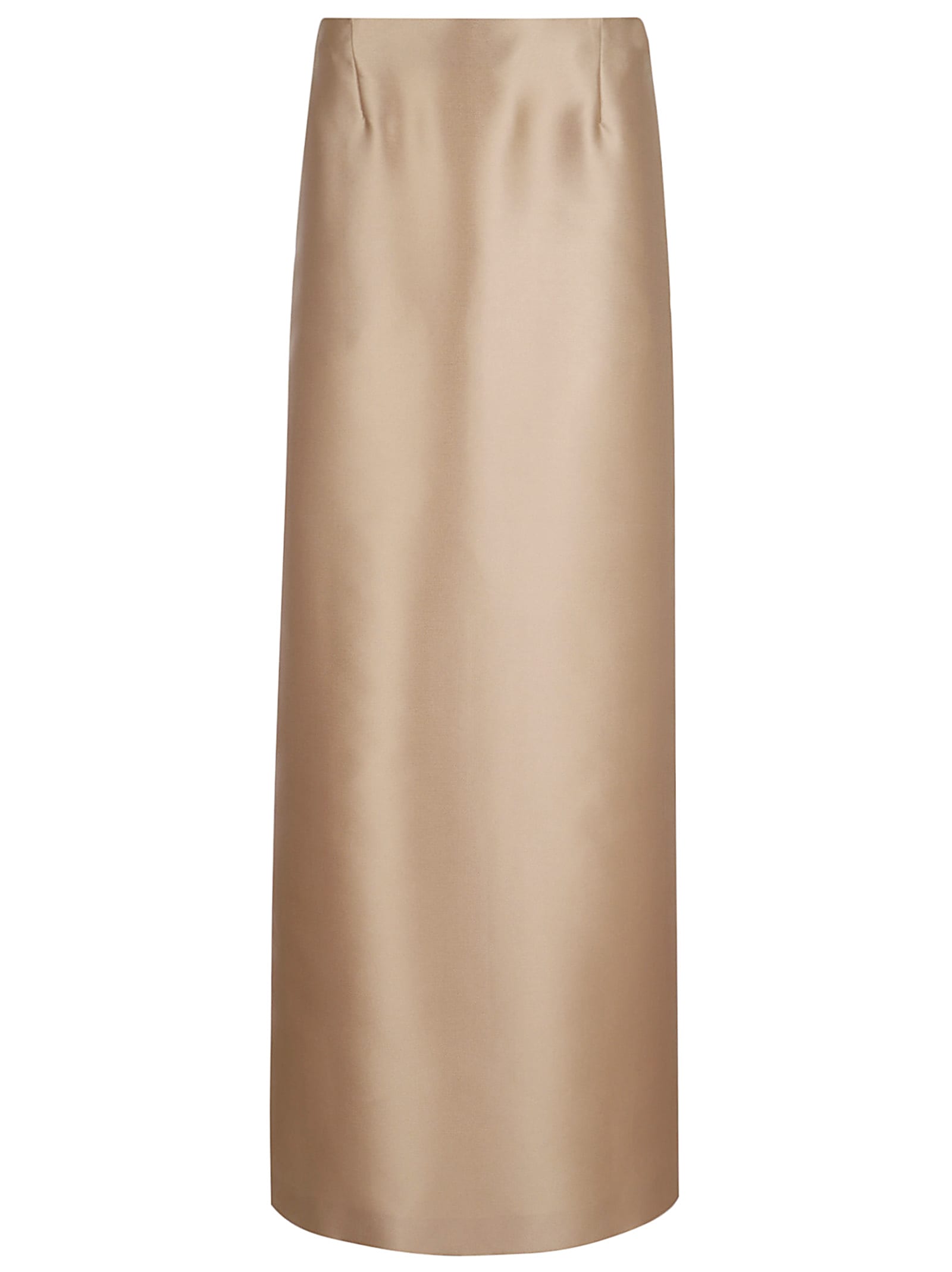 Shop Alberta Ferretti Skirt In Beige