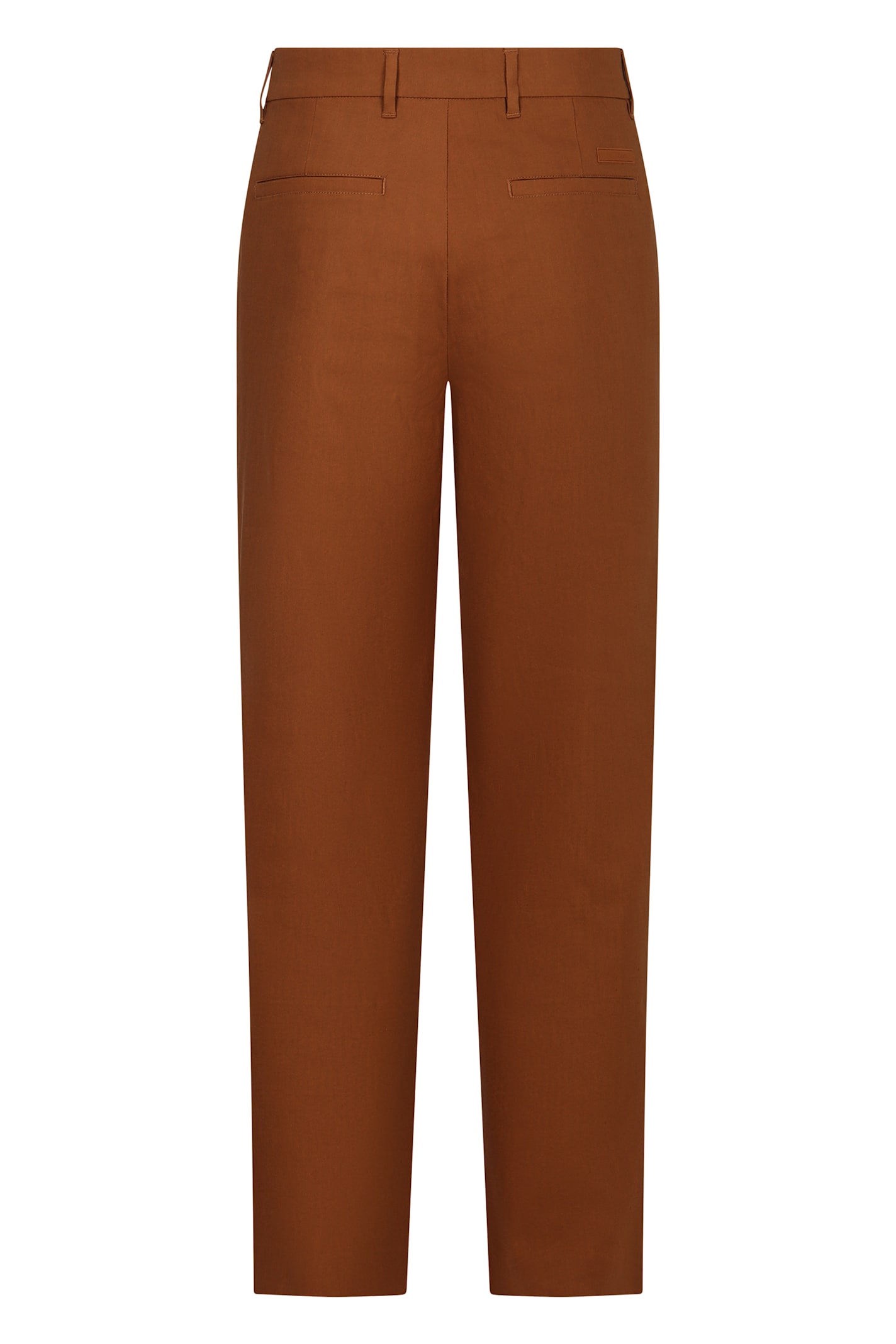Calvin Klein Slim Fit Chino Trousers In Brown