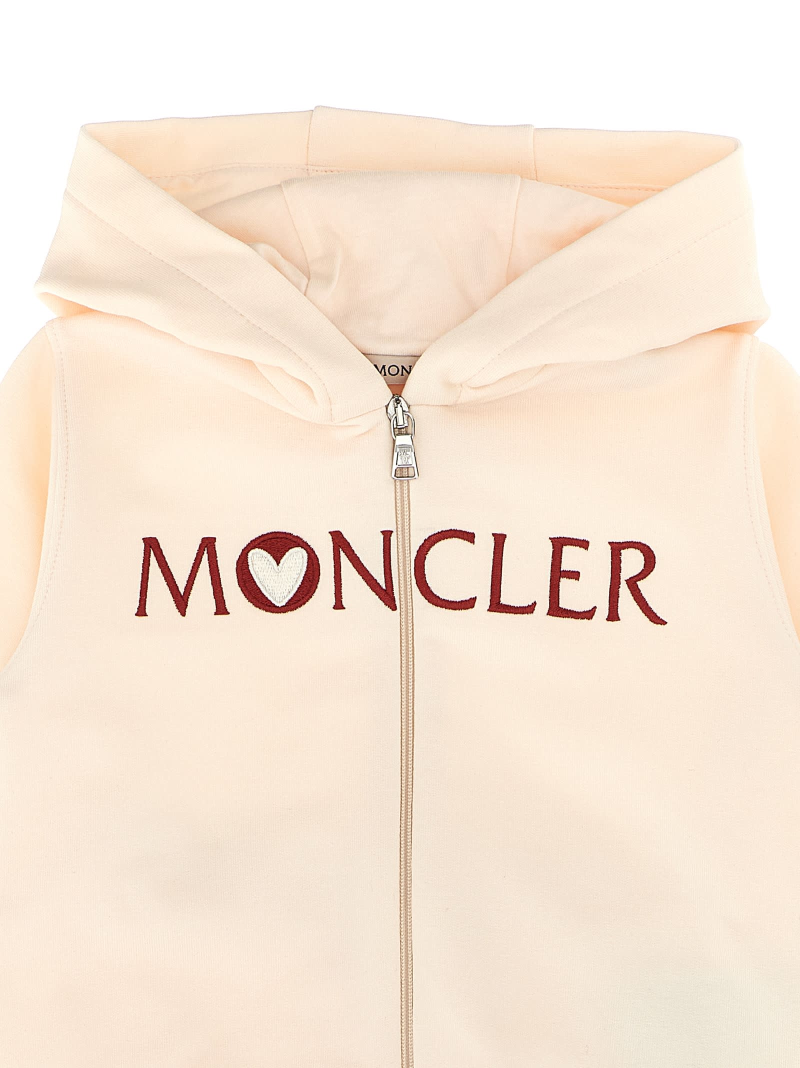 Moncler Complete Hoodie + Joggers In Yellow