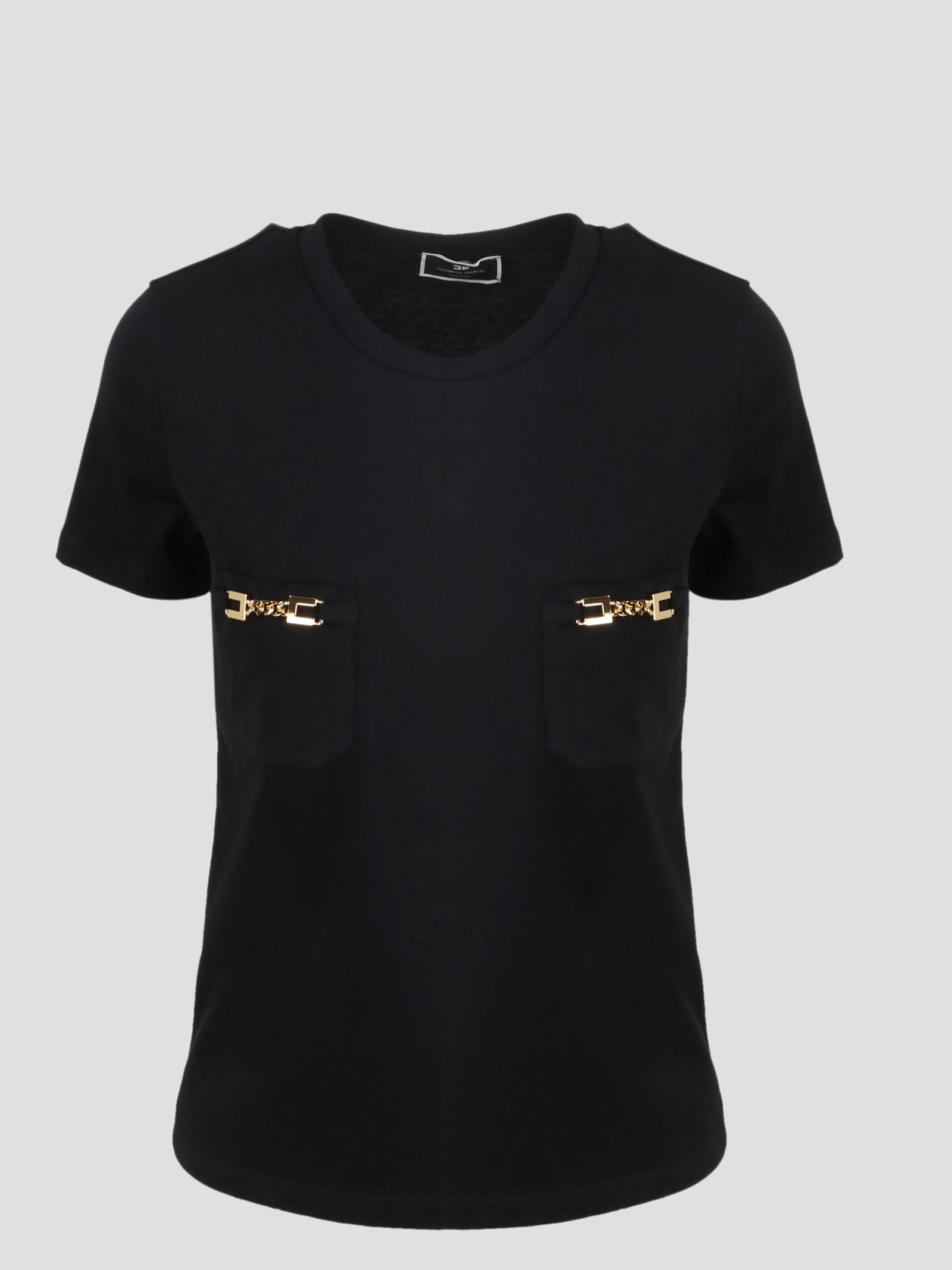 Elisabetta Franchi Gold Details T-shirt