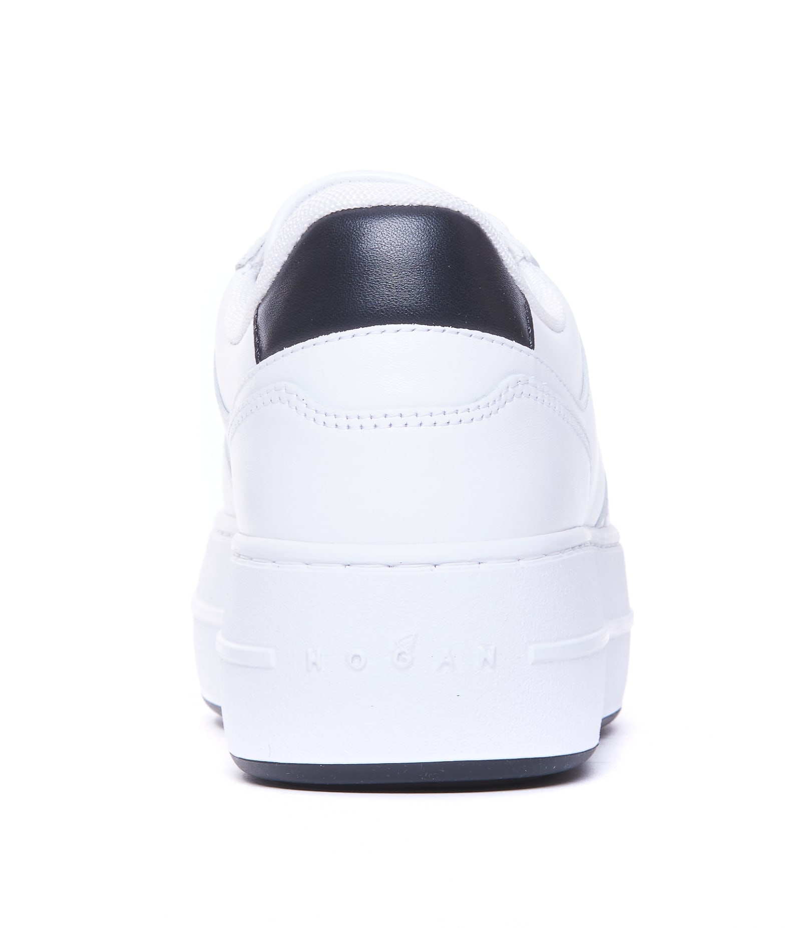 Shop Hogan Logo Sided Sneakers In C