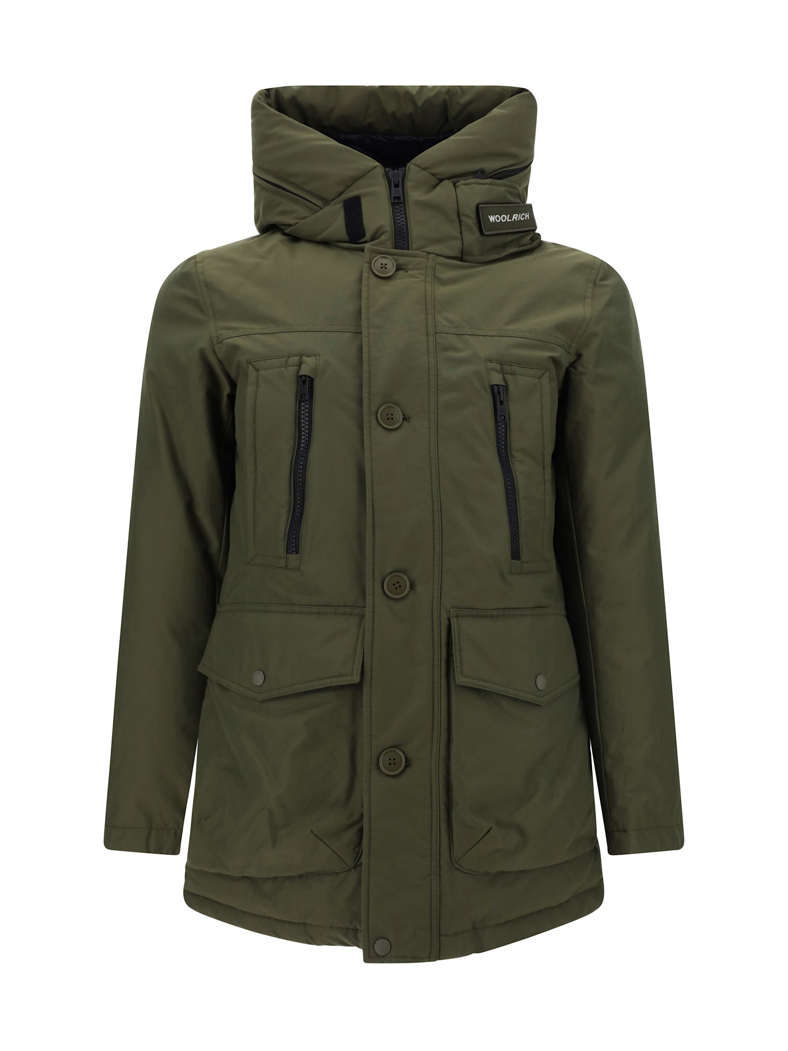 Shop Woolrich Ramar Down Jacket In Greenstone