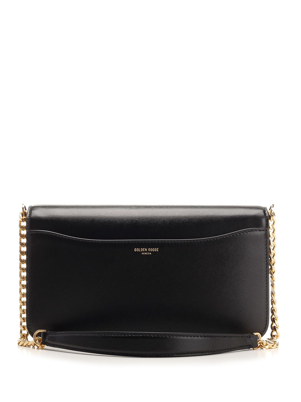 Shop Golden Goose Gioia Shoulder Bag In Black